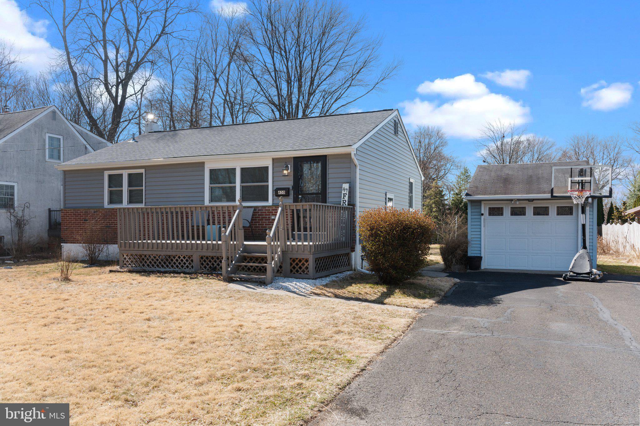 This charming three bedroom , 2 bath ranch home in a quiet neighborhood awaits a new buyer. Home is move in ready. There is a detached garage and a double wide driveway with plenty of space for several cars. There is also a large backyard perfect for kids, entertaining, or family events This home is located conveniently to shopping, major commuting roads and restaurants.