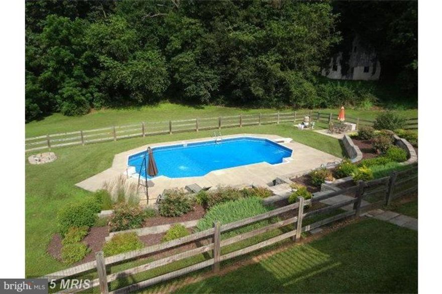 Harford County at its best ! Beautiful pastoral setting with inground salt water pool and full Trex deck to enjoy the view. Updates throughout with Bamboo engineered flooring,Total kitchen renovation with SS,Granite & subway tiled bksplsh, ALL Baths updated, Gorgeous lwr lvl recently finished with Bar area,Full bath, walk-out to new patio and walkway to pool, Private Paradise on 2.38 Acres awaits.