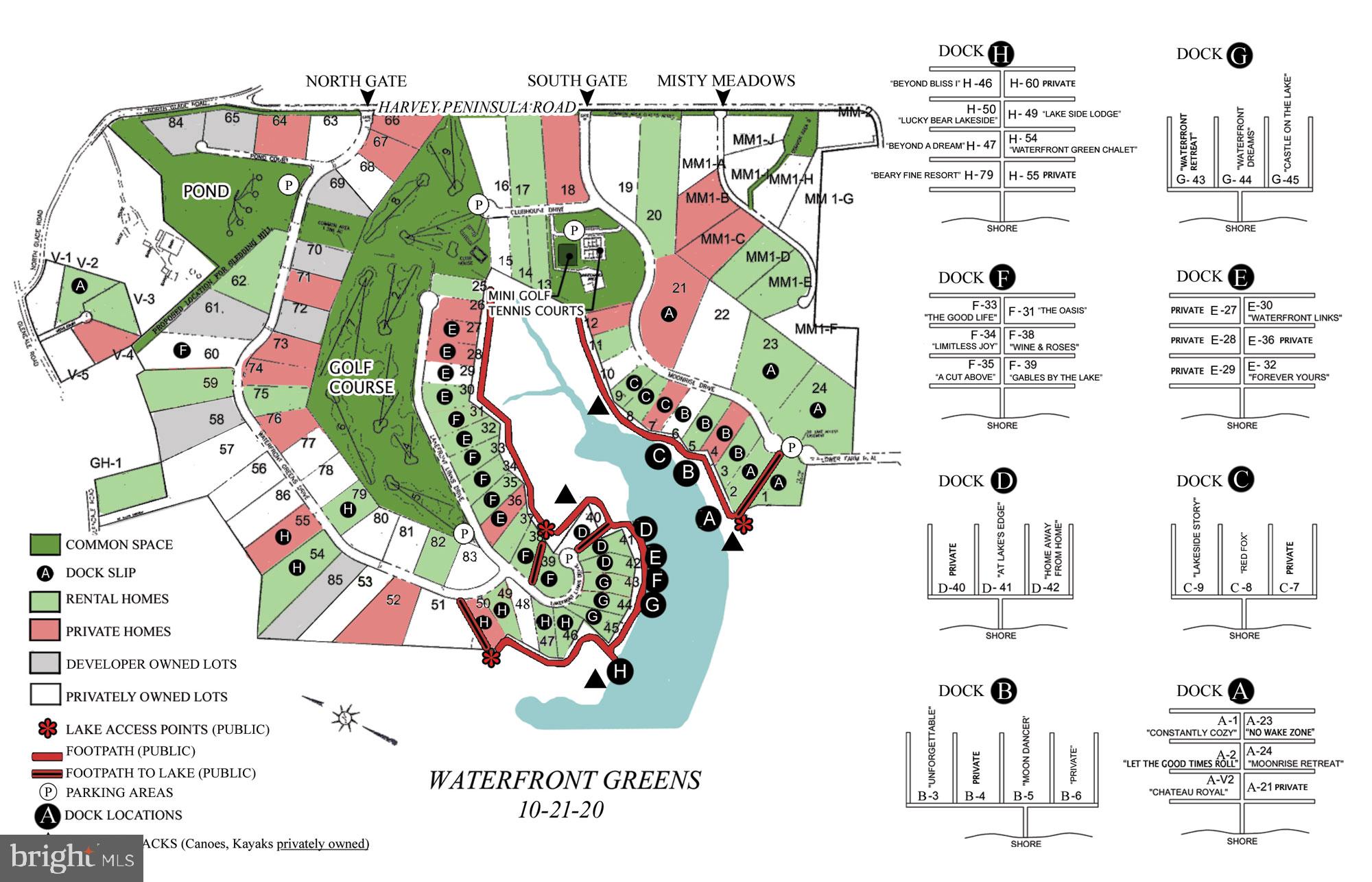 WATERFRONT GREENS - Land