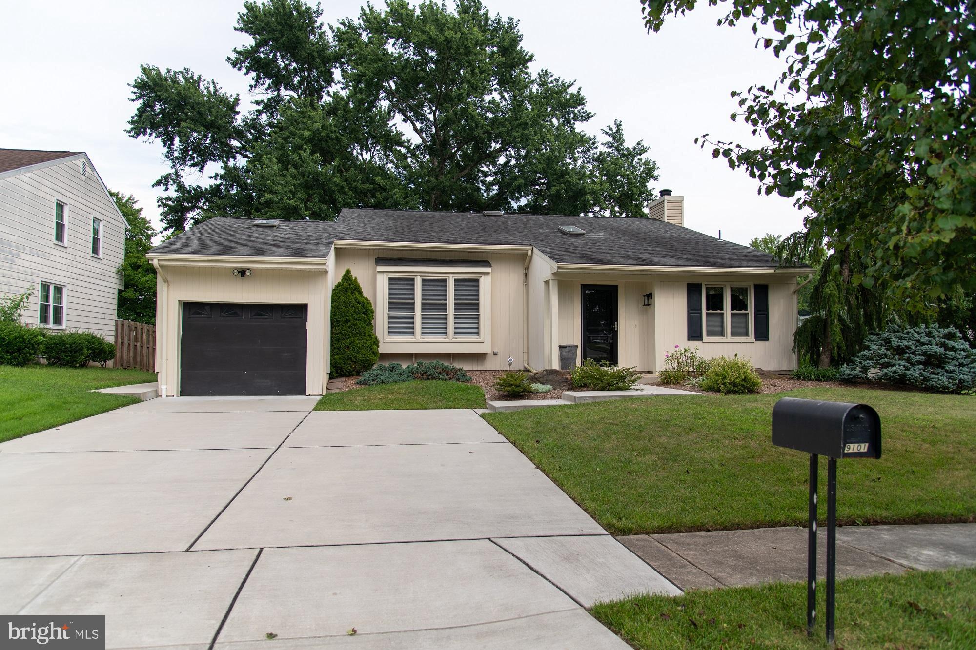 MUST SEE! Beautiful meticulously maintained contemporary 3 bedroom and 2 1/2 bathroom home with vaulted cathedral ceilings. Gorgeous newly renovated open kitchen with lots of cabinet space. The lower level area of the home has a spacious family room with half bathroom. Large laundry room with lots of storage area. Custom design landscape back yard with private fence and large shed. Pull-down attic for lots of storage. One car Garage with work area. A beautiful home in a great location located on a cul de sac. Won’t last long!