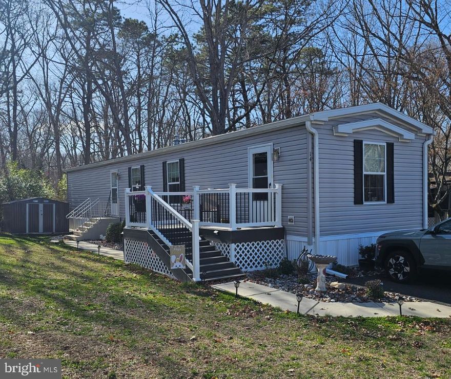 Offered at $98,000, this beautifully maintained, move-in-ready 2-bedroom, 2-bathroom mobile home is located in the highly sought-after Fairview Manor community and delivers exceptional value for a newer home. Built in 2021, this property has been thoughtfully cared for and is packed with upgrades that make everyday living comfortable and low maintenance.

The home features a spacious, functional layout with a bright open-concept living area that flows seamlessly into the kitchen and dining space. The modern kitchen is equipped with stainless steel appliances that are only a few years old, ample cabinetry, and generous counter space, making it ideal for both daily use and entertaining. A dedicated dining area adds to the home’s practical design.
The primary bedroom offers a private retreat with a full en-suite bathroom, complete with a convenient step-in shower and generous closet space. A second well-sized bedroom and additional full bathroom provide flexibility for guests, a home office, or additional living needs.
Exterior highlights include a brand-new front deck, perfect for relaxing or entertaining, as well as a professionally installed LeafFilter gutter system with a 20-year transferable warranty and 10-year labor coverage. The 8x10 shed, set on a concrete slab, provides excellent additional storage. Professionally landscaped front and side yards with decorative river rock enhance curb appeal while keeping maintenance minimal.
Additional features include an optional Vivint smart security system ($23/month) and HVAC coverage through Laurie Heating & Plumbing’s Smart Membership through November 2026, offering added peace of mind for the next owner.
Located within Fairview Manor, this home offers a convenient lifestyle in a well-established community. With its modern construction, extensive upgrades, and attractive price point, this property is truly move-in ready and a standout opportunity. Schedule your showing today.