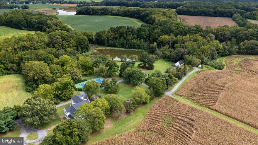 "New Scotland Farm" First time offered in decades! 

This special and unique offering includes 100 +/- acres of prime farm and hunting land, encompassing a spacious farmhouse and  three additional income producing properties, two ponds, and deeded water access with a dock and slip on LaTrappe Creek.  There is the potential for subdivision of 4 lots outside the of the critical area. (buyer to verify)
This offering consists of three  parcels:
Parcel #1 Main House with Rental Properties
21.34 +/- acres improved by a 5BR farmhouse (which includes a separately rented apartment above the garage), two guest cottages that are income producing, and two scenic ponds, one that can be hunted year round.  A newly refurnished tennis court and pavilion overlook the second pond.  The main house, a Victorian style farmhouse, has a brand new roof , geothermal units and outdoor deck. There is a historic section of the home and an addition built in the 1990’s.  The main house also features a separate apartment above the garage for income potential, or ideal for a caretaker. Beautiful setting with mature trees, complete privacy and lovely vistas from several vantage points.
 
Parcel #2 Land 
83+/- acres (65 in till) in agriculture. Farm tenant in place.
 
Community Boat Slip (25% interest)
1.424 +/- acres Deeded boat slip and water access on LaTrappe Creek via shared pier with 3 other homes.

This is a unique property with  an endless potential of uses, from a hunting retreat, private getaway, investment or combination of all.