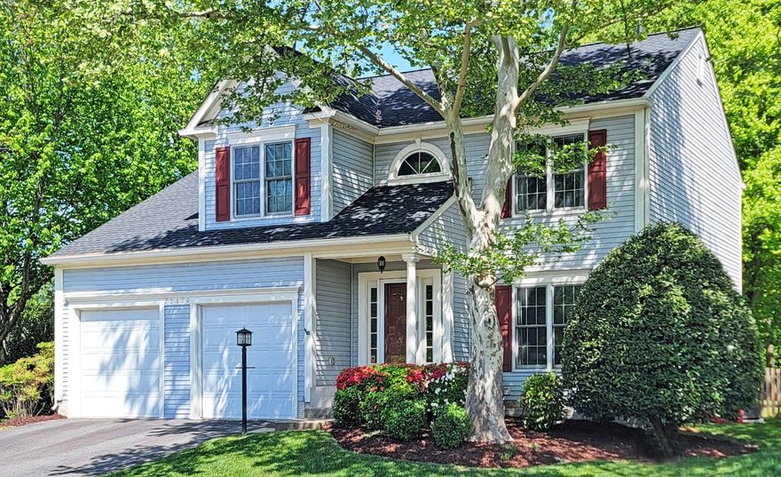 Cascades is a 2,500 acre planned community built by 30 different builders comprised of the Potomac Lakes & Lowes Island Neighborhoods. Amenities include 5 community centers  (2 are reservable), 5 pools (each featuring a baby pool and lap lanes), 25 tennis cts, 8 pickleball cts, 2 fitness facilities, 24 tot lots & 1 bocce court. HOA fee includes use of pool. There are multiple events throughout the year include a spring event, outdoor movie night, end of summer pool party, fall festival, holiday house & more! An extensive trail network is maintained and easily accessible for walking & biking through the community. There is also access to the Potomac River with boat launch and dock rental. The perfect place to live, Cascades is close to restaurants, shopping, parks, golf courses, theaters, Algonkian Park, Volcano Island Water Park, the Potomac and MORE!*********

This move-in ready home is nestled on a 0.16-acre lot. The left side and fully fenced rear adjoin common area. The partially wooded backyard is the perfect mix of shade for relaxing, and sun for gardening. The owners have enjoyed the additional privacy, as well as the easy access to one of the community paths. The exterior has been enhanced with a GAF Timberline HDZ architectural roof (12/2024) with transferable warranty, replacement gutters and downspouts, and much of the trim is aluminum clad. There are also quality Andersen double pane windows and slider to the deck.*********

The main level boasts a dramatic 2 story foyer, 9 ft. ceilings, plus vaulted family room ceiling. Tasteful hand-scraped hardwood flows beautifully throughout the foyer, living room, dining room, kitchen, family room, and powder room. The kitchen features 42” cabinetry, an island, granite counters, pantry, and stainless appliances including a GAS stove with double electric ovens. The adjacent family room offers a dramatic vaulted ceiling and cozy wood-burning fireplace with brick surround, hearth, and decorative mantle. The powder room was COMPLETELY UPDATED in 2025 and adds a touch of luxury with on-trend vanity, quartz counter, sleek dual-flush commode, and modern fixtures. You’ll also appreciate the main level laundry room.*********

The upper level offers 4/26  plush carpet. The spacious primary suite easily accommodates a king-size bed, and includes a recent lighted ceiling fan and 2 walk-in closets. The 4/2025 FULLY REDESIGNED & UPDATED PRIMARY BATH is stunning! It features dual wood vanities, rectangular sinks, quartz counters, designer sconces, oversized spa-like shower with porcelain tile, 2 shower head options, shaving bench, custom niches & frameless glass enclosure. The elegant brushed marble floor, sleek commode, and full-height linen cabinet complete this transformation.*********

Bedroom 2 includes a walk-in closet and lighted ceiling fan, while bedroom 3 offers decorative chair rail and a lighted ceiling fan. Both bedrooms share the 4/2025 TOTALLY & BEAUTIFULLY UPDATED HALL BATH which features an oak vanity, rectangular sink, quartz counter, new tub with subway tile surround, niche’ with accent tile, & dual flush elongated bowl commode. Tasteful brushed nickel fixtures and accessories, attractive mirror & lighting showcase this attractive space.*********
 
The freshly carpeted (4/26) lower level expands your living space with a generous rec room and a versatile flex room with a wall of closets. This space is ideal for guests, home office, or fitness area, and is handy to the 3rd FULL bath with tub/shower. An unfinished storage closet, and large unfinished storage room provide ample space for all your treasures. This home checks all the boxes; excellent condition with thoughtful updates & finishes, generous room sizes, gas cooking, hot water 12/23, and heat, and a highly  sought floorplan with great kitchen/family room sight lines! Note, lot sq. footage based on most recent survey and not the county tax rec.