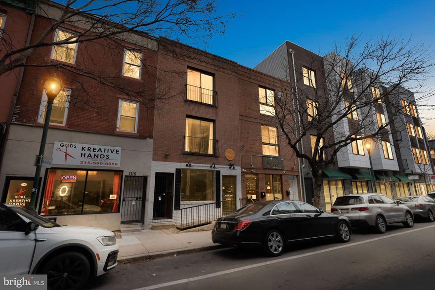 Rare opportunity to own a zoned restaurant triplex directly on South Street, one of Philadelphia’s most recognizable and high-traffic commercial corridors. This property offers three income-producing units with significant value-add potential for investors, developers, or owner-operators.
The ground-floor commercial space is a former restaurant, featuring tiled floors, commercial kitchen infrastructure, hood/exhaust system, utility connections, and a street-facing layout ideal for food, retail, or service use (buyer to verify zoning and permitted uses). The space is currently vacant and ready for renovation or re-concepting.
Above the commercial space are two (2) one-bedroom, one-bath apartments, each with spacious living areas, full kitchens, and good natural light. One unit features hardwood flooring and a private rear deck, while the other offers a functional layout with ample storage. Both residential units are in livable but dated condition, presenting a clear opportunity to increase rents through cosmetic updates.