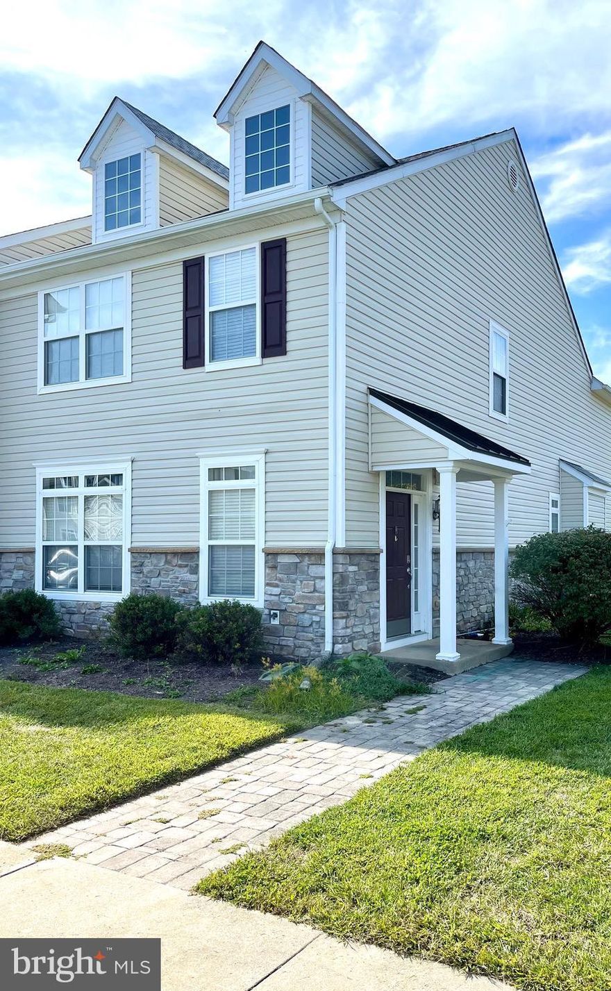 Price Improvement! Don't let this opportunity pass you by for this open and spacious end unit townhome that is centrally located with easy access to Route 16 and 50. . This home boasts an open floor plan with a bonus/sunroom off the country kitchen with stainless steel appliances.  As you enter the home you are embraced with a spacious living room perfect for entertaining and/or family nights. A fireplace in the dining area awaits you for those cool night dinners. The primary suite has a large bathroom with a Jacuzzi tub and seperate shower.  The back yard has a cozy patio for those outdoor lovers. There's no waiting for your home to be completed and it will not last long.