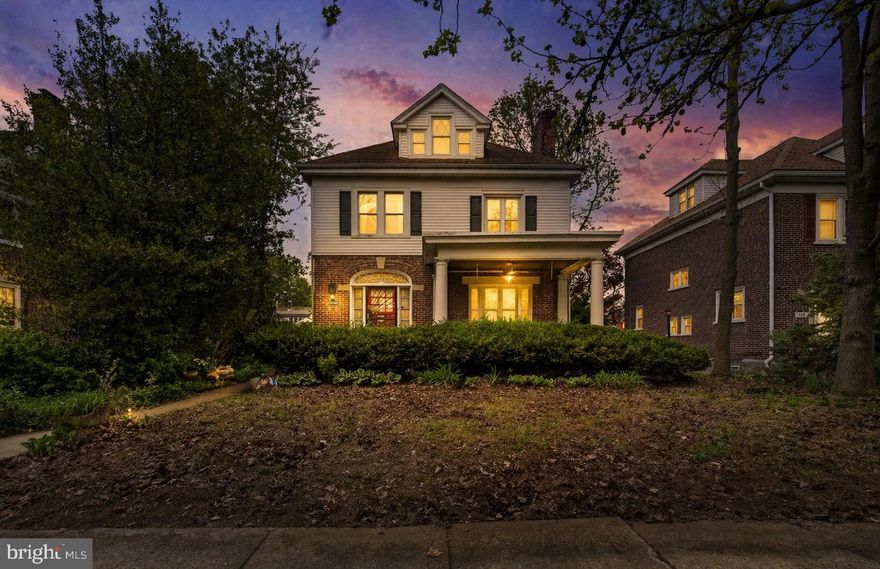 Welcome to 705 E. 20th St., a truly remarkable six-bedroom, 2.5-bath Colonial that offers an incredible opportunity for someone looking to restore or customize a home with character galore (or could be a potential student rental). Ideally located just steps from Widener University, this property is brimming with unlimited potential and classic architectural details that are becoming harder and harder to find. From the moment you arrive, you’ll be charmed by the welcoming covered front porch, a perfect spot to relax and take in the neighborhood. Inside, the home boasts a grand foyer that leads you into a spacious, light-filled living room featuring a stunning fireplace—the true heart of the home. Throughout the residence, you’ll find exquisite historic touches, including original leaded glass windows and beautiful glass arch transoms that capture the craftsmanship of its time. With generous room sizes, gorgeous hardwood floors, and a layout that flows with ease, this home provides the perfect canvas for your vision. Beyond the interiors, you’ll enjoy a maturely landscaped yard that offers a peaceful retreat, along with the convenience of a detached two-car garage. If you are looking for a property with solid bones, authentic character, and a location that can’t be beat, this is a must-see. Bring your ideas and come see the potential for yourself!