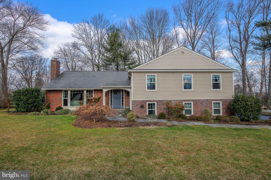 Nestled on a beautifully landscaped one acre lot this well appointed Main Line oasis shines inside and out. "Smart"house with "Smart" looks! From  the moment you walk up the flagstone walkway into the gracious Foyer you feel at home.. French doors open to a spacious light filled Living Room with large picture window, recessed light, hardwood floor and handsome mantle, wood burning fireplace as its focal point.  There is a half wall with columns, one can look  into stylish Dining Room with bead board trim and hardwood floor. This opens into an updated Kitchen with Stainless appliances, Island with butcher block counter top, skylight and hardwood floor. Back in the Dining Room, french doors open into a large screened  Porch with skylights, door leading to a flagstone Patio and walkway. Both the Porch and Patio overlook a gorgeous large flat fenced in backyard with Garden Shed. This backyard retreat is the perfect spot to relax and unwind.The 2nd floor leads to a lovely Master Bedroom which offers a walk in closet with closet system and a fabulous new Master Bath with Carrera marble vanity, large walk in Shower with seamless door, subway tile with rain shower head, faux hardwood tile floor, plantation shutter. Three secondary Bedrooms each with closet systems are serviced by a handsome new Hall Bath, double vanity with granite counter, tub/shower with subway tile and decorative insert, faux hardwood tile floor. Stairs to floored Attic for great storage.On the lower level there is a spacious Family Room with recessed lights, door to outside. There is a Laundry Room with set tub and counter with cabinets above and below, updated Powder Room and Utility Room with door to 2 car Garage. The Seller has enhanced the home with many improvements during their ownership such as: newer roof, gutters, downspouts, vented soffits, gutter guards, newer siding, windows, interior trim throughout, new doors, solid wood front and back doors, newer flagstone front walkway and back Patio, "Smart" switches and outlets, beautiful landscaping in the front, back and side yards and energy efficient Geothermal system and more. Easy access to popular Main Line shops, restaurants, commuter trains and close to all major roadways, plus the top rated Tredyffrin Easttown Schools. Pack your bags! Don't miss this opportunity to own this "Smart", pristine, stylish, turn key home!!