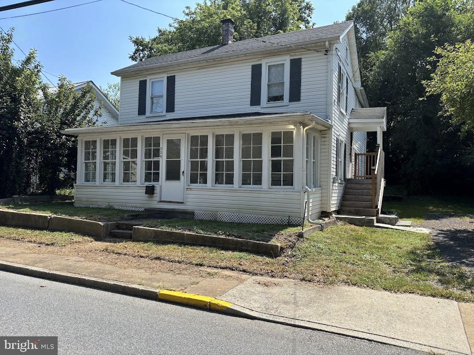 Newly remodeled, move in ready, close to everything and off-street parking. This parcel contains two city lots with the second lot being partially fenced ready for your furry friends. 3 bedrooms and one-half baths all completed updated no work to do here even the main roof is new. Walk to Oatsdale Park, pickleball courts and downtown Martinsburg for dinner. Close commute to Downtown Martinsburg, WVU Medical, and Interstate 81. Within walking distance of the new Eastern Panhandle Transit Authority Bus Station.