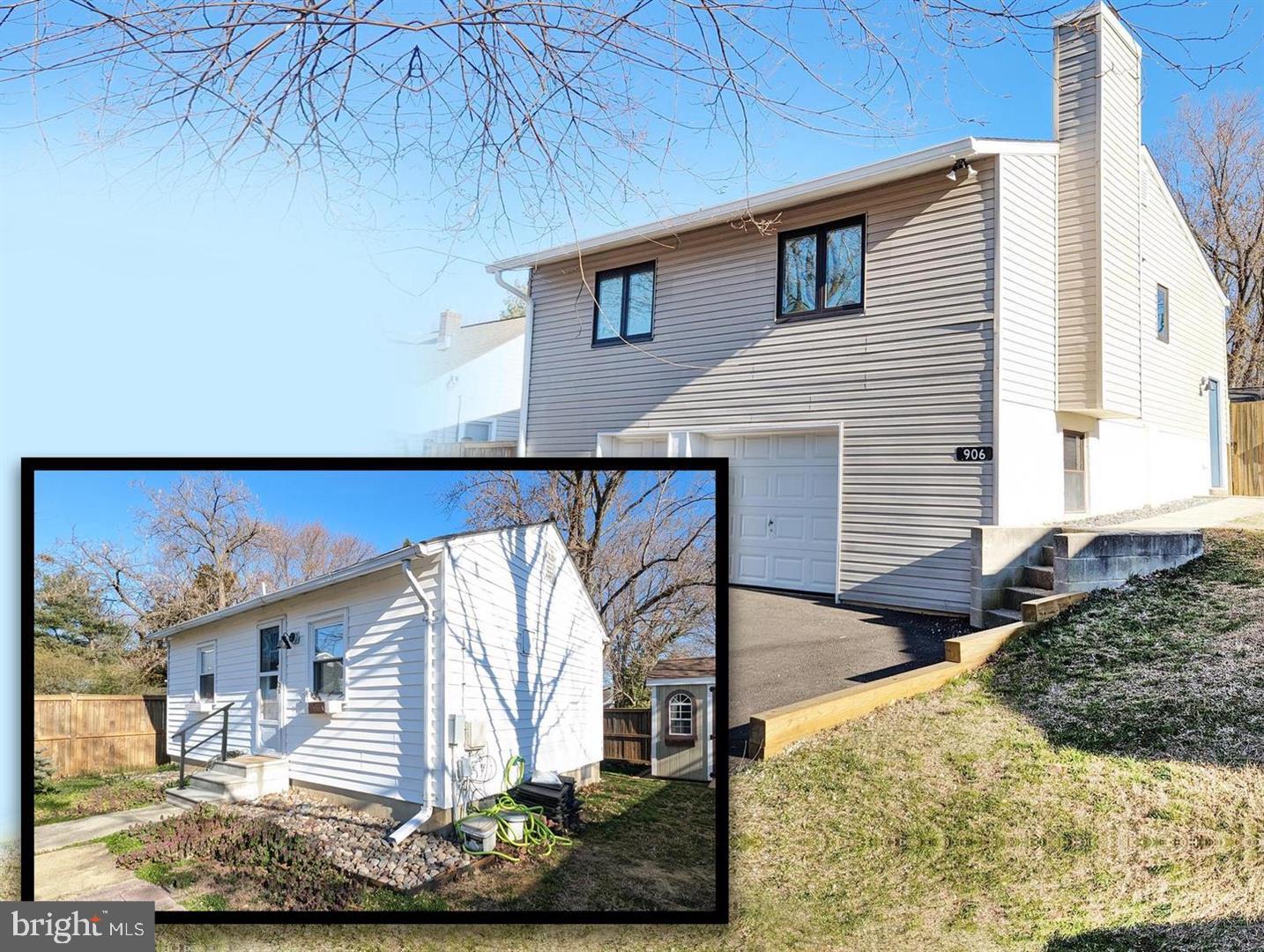Unique home in Annapolis's Eastport Community featuring a main house with an included separate cottage house in the rear.
Main house features recently renovated open floor plan with 2 bedrooms, the primary bedroom with en suite, a half bath off kitchen, laundry on lower level and a full garage on one side of the basement and half size garage on the other side that would work for a motorcycle or extra storage.
Cottage in rear yard has kitchen, living room, full bathroom, laundry closet and 1 bedroom. Access to cottage is through any of 3 different gates into the fully privacy fenced rear yard. A picket fence separates the main house yard from the cottage yard. Driveway for off-street parking for 2 to 3 vehicles. Main home features wood flooring, stainless steel appliances, a fireplace, and built in shelving in living room and primary bedroom. Walking distance to shopping and food. Near Annapolis food and shopping districts. Access to public transportation and major routes 450, 50 and 97. Cannot be subleased due to Annapolis rental license requirements.