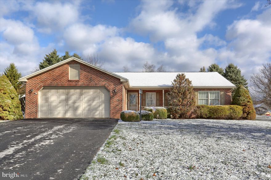 Lovingly maintained rancher in the desirable Meadows development! This charming home offers easy one-level living with a spacious primary suite and convenient main-floor laundry. The welcoming, homey entryway sets the tone as you step inside, while the quiet location with minimal through-traffic provides a peaceful setting to call home. Step outside to the rear patio, perfect for alfresco dining, morning coffee, or relaxing evenings. A wonderful blend of comfort, convenience, and tranquility!