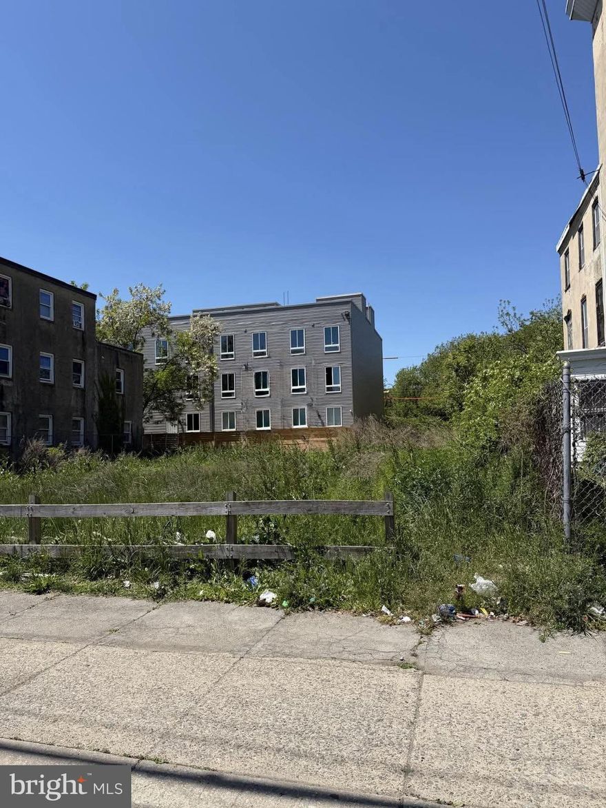 Calling all investors and developers — this one’s ready to go. This 28’ x 100’ lot offers a prime opportunity in the fast-growing 19121 zip code. With approved zoning for six (6) two-bedroom multifamily units, a clean Phase I Environmental Report, schematic architectural plans, and a completed site survey, all the heavy lifting is done.

The area is seeing a wave of new construction and redevelopment, making this an ideal project for builders targeting strong rental or resale potential. Whether you’re looking to add to your portfolio or start a new build, this shovel-ready site checks every box.

Highlights:
Approved zoning for six (6) residential units
Clean Phase I Environmental Report
Schematic architectural plans included
Completed site survey
Located in an active redevelopment corridor
Aggressively priced and ready to go
Bring your vision — this block is moving fast and values are trending up.

This could be a done deal, seller is looking for an offer!