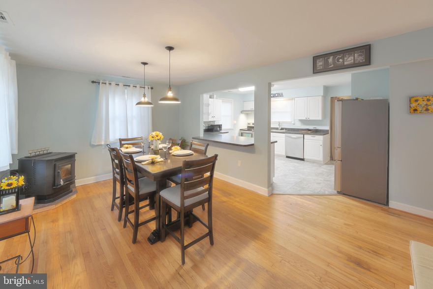 ADORABLE AND AFFORDABLE!  Great water-privileged community and walking distance to the water. 
 Home features an open Kitchen to living room, large primary bedroom includes private bath, two additional bedrooms, hardwood floors, newer appliances, new shed, & more!