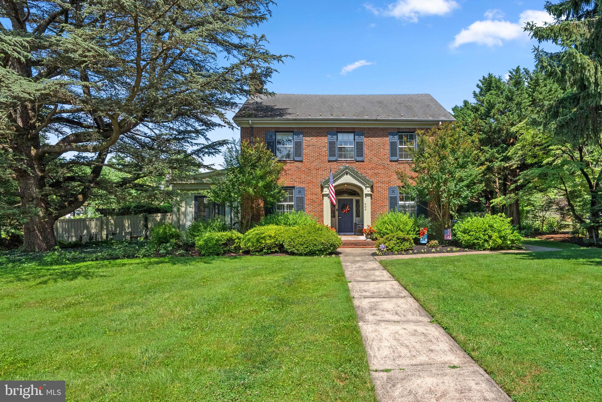 *OPEN HOUSE Sun 1-3pm* - *Check out the Video & Floor Plan Walkthrough* Abundant in history and modern luxury, this beautifully maintained brick Colonial is a rare opportunity in one of Frederick’s most desirable neighborhoods. Perfectly situated with direct park views and just minutes from Baker Park and Culler Lake, you’ll enjoy easy access to tennis and bocce courts, playgrounds, picnic areas, dog park, and a vibrant calendar of community events. Step inside and experience the seamless blend of classic charm and contemporary upgrades—over $150,000 in recent renovations by the current owner ensure this home is truly move-in ready. The main level features hardwood floors, a cozy gas fireplace, a formal dining room, and a stunning eat-in kitchen with soapstone counters, stainless steel appliances, slide-out drawers, and a bonus pantry. The four-season sunroom, with heated slate flooring and four sliding glass doors, brings the outdoors in and offers tranquil views of the lush, landscaped yard and inground pool. Accessibility is unmatched, with two wheelchair-accessible ramps on the side and back entrances.
The home’s flexible layout is ideal for multigenerational living or aging in place, with two primary ensuite bedrooms—one on the main level, fully updated in 2024 with heated floors, a jacuzzi tub, dual sinks, lighted mirrors, plus a new combo washer/dryer for ultimate convenience. Upstairs, the second primary suite features heated marble floors, dual vanities, a walk-in tile shower, two spacious closets, including a cedar closet.
Two additional bedrooms and a brand-new hall bathroom (2025) with a great shower complete the upper level. The finished lower level offers a brand-new basement (2025) with wall-to-wall carpet, brand new boiler, new water heater, and a second laundry area (washer 2013, dryer 2019). The finished space is all ready for a home office, rec room, and/or craft space.
Enjoy year-round comfort with separate AC zoning for the main level and upstairs, central heat, and new LED lighting strategically throughout. Outdoor living is a dream: the fenced rear yard features an inground pool maintained by Propools (2025), a hot tub, a pergola, a koi pond, and one of Frederick County’s oldest Lebanon Cedars, complete with a commemorative plaque. The property includes a 2 car detached garage, with an additional private off-street parking for 3 more cars. There is ample space for storage either using the outdoor shed or the clean empty attic.
This home is more than just a place to live—it’s a lifestyle. Enjoy beautiful views from every window, original stained glass, tasteful landscaping, and the warmth of a close-knit, friendly community. Schley Park, maintained by the city but cared for by neighboring owners, creates a quaint, private atmosphere while keeping you close to dining, shopping, and all that downtown Frederick has to offer. Don’t miss your chance to own this extraordinary property—schedule your private tour today and discover why this is the perfect place to call home. *Check out the Video & Floor Plan Walkthrough*