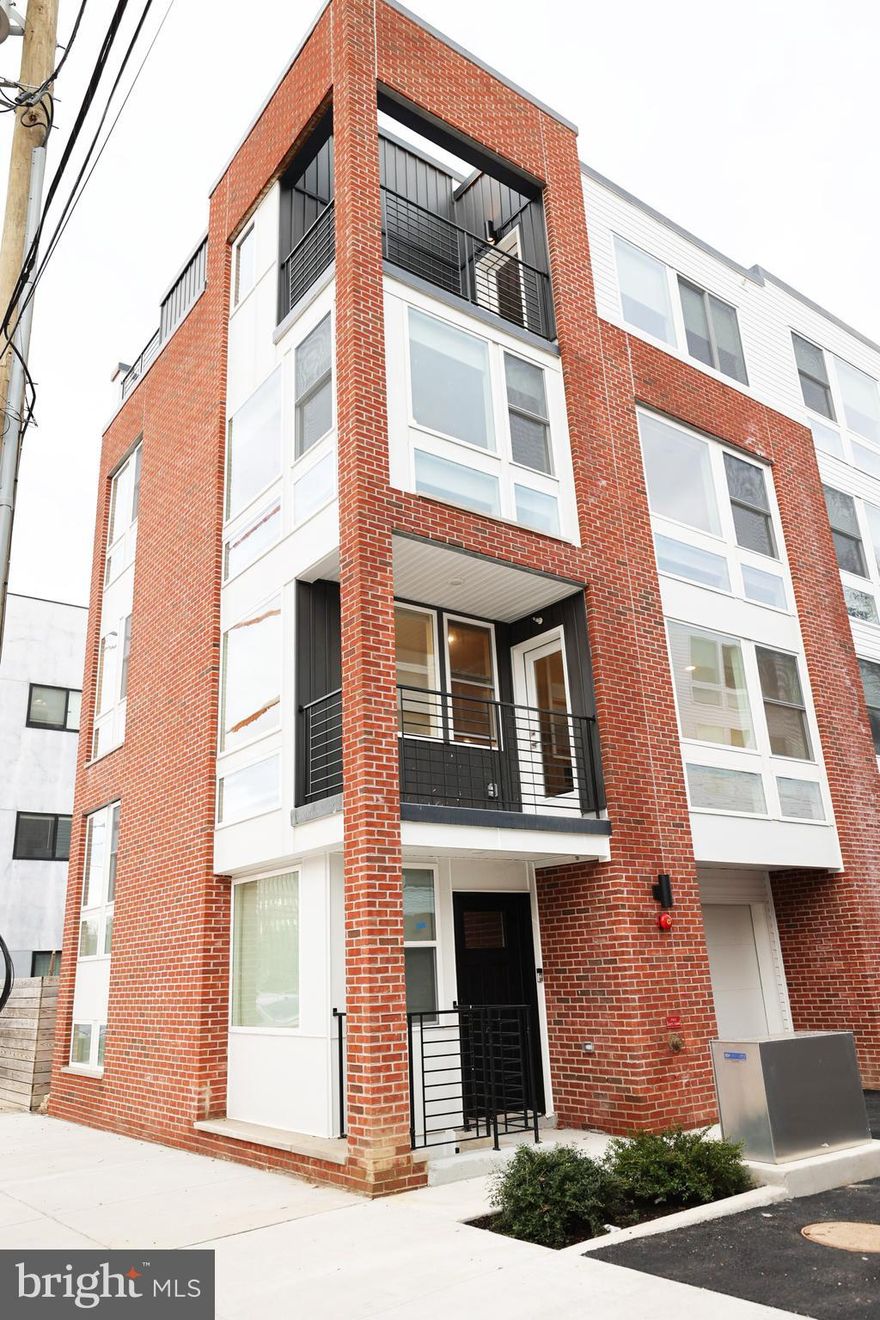 Welcome to 1500 N Randolph St #1 Modern City Living at its finest! PRIVATE PARKING GARAGE INCLUDED.

Be welcomed into your home by a spacious mud room. Going down the hall, you will find a large closet to the left and the laundry units on the right. Reach the end of the hall and head downstairs to relax in a sizeable and finished basement complete with a half bathroom. 

Continue up to the second floor and enjoy an open kitchen with a large kitchen island that can fit an additional 4 counter stools. The kitchen is a modern white kitchen, with quartz countertops, soft close cabinetry, garbage disposal and ample countertop space to cook. There is plenty of space to design a family living area with couches and coffee tables. Behind the kitchen, you will find another half bathroom. Also, take in some fresh air and beautiful views on this floor's balcony.

On the third floor you will find the primary bedroom with plenty of closet space and tall windows. This room is complete with a his and hers full bathroom setup. The other full bathroom is located on this floor on the opposite end of the hall. Finally head to the next floor to find the final, and large bedroom. This floor has access to the rooftop. Take in some sun and the beautiful Philadelphia skyline from the top of this wonderful home.

 The neighborhood is very conveniently located near all the things Fishtown and Northern Liberties have to offer within an 8 minute walk. Avoid the hassle and headache of street parking - this home comes with a full enclosed garage to store your vehicle. The park has a public pool open in the summer, lots of open grass, and is well-lit at night so they host various intermural sports leagues there.

Renter is responsible for metered electric. Water and gas are a flat fee not included in base rent. Typical term length is 12 months-18 months.

Tenant pays gas and electric. Leases typically go 12-18 months.