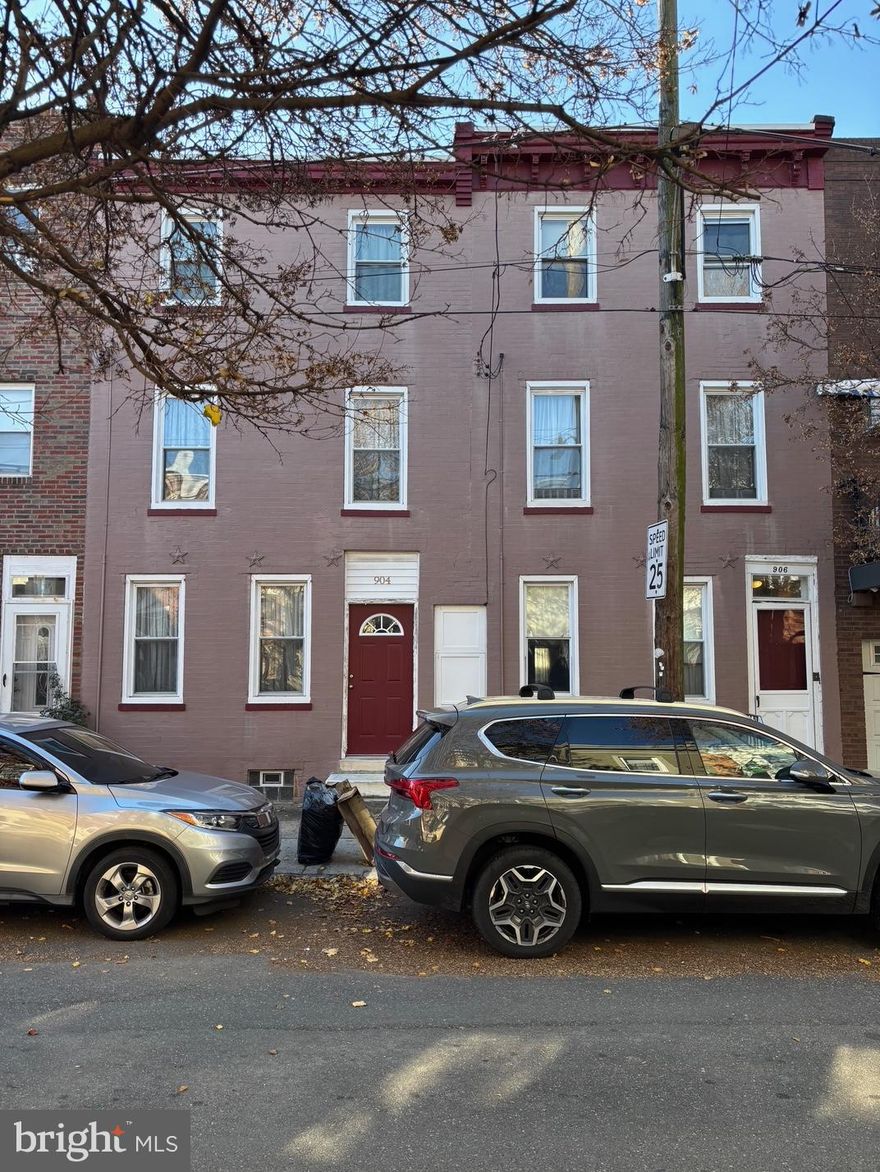 Great development opportunity in the heart of Passyunk square. Two properties side by side on One Deed that must be sold together.  904 Greenwich (16 X 50 Lot) 800 sq ft:  R.E. Taxes $3,783)  consists of front and rear trinities (3 rooms each) in shell condition. 906 Greenwich consists of a Lr, Dr and kitchen on the 1st floor, 2 bedrooms and a bathroom on the 2nd floor and 2 bedrooms on the 3rd floor. There is a partial basement and a crawl space under the kitchen at 906 Greenwich. There is a gas heater, gas hot water tank and 100 amp service with cb's at 906. Come take a look and make this your next project.