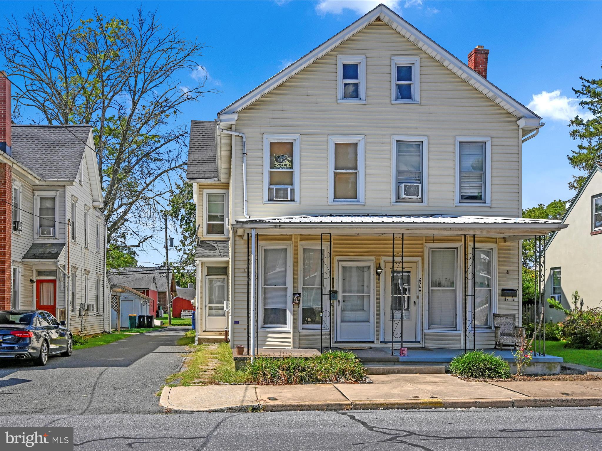 Excellent start to your real estate portfolio in the heart of Ephrata! This income-producing duplex features two well-maintained 1-bedroom units with separate heat and electric—offering flexibility for both short- and long-term rental strategies. The first-floor unit is heated with baseboard heat, while the second-floor unit offers electric heating. Tenants cover their own utilities, and both units are currently occupied, providing immediate cash flow. The property sits on a manageable 0.06-acre lot and includes off-street parking for two vehicles. With public water and sewer, low taxes, and a convenient location near local amenities, this is a smart addition to any investor’s portfolio.