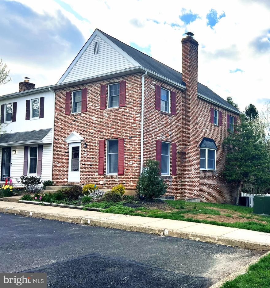 For rent is this Olde Colonial Greene End Unit Townhome in sought after Doylestown Township.  This home has been updated from throughout!  Featuring a remodeled kitchen with quartz countertops, new cabinets, stainless steel appliances and new flooring.  A sliding door from the kitchen to the deck also brings in more natural light and is great for outdoor dining. There are stairs from the deck to the fenced yard.  The main living space boasts new flooring, wood-burning fireplace and lots of natural light, a half bathroom and good windows. The 2nd floor has 3 bedrooms and 2 full bathrooms. The primary bedroom has a full bathroom with ceramic tile floor and shower stall.  All new fixtures!  There is a walk-out basement with a sliding door to the yard. It has shelving for storing extra things.  Conveniently placed is the 2nd floor laundry area with a new washer and dryer.  Ceiling fans in 2 of the bedrooms and new light fixtures.  Just minutes from Doylestown Borough’s wonderful restaurants, shops, hospital, parks and walking/bike paths. Plus, Peace Valley Park is close by too!  Schedule your visit today!