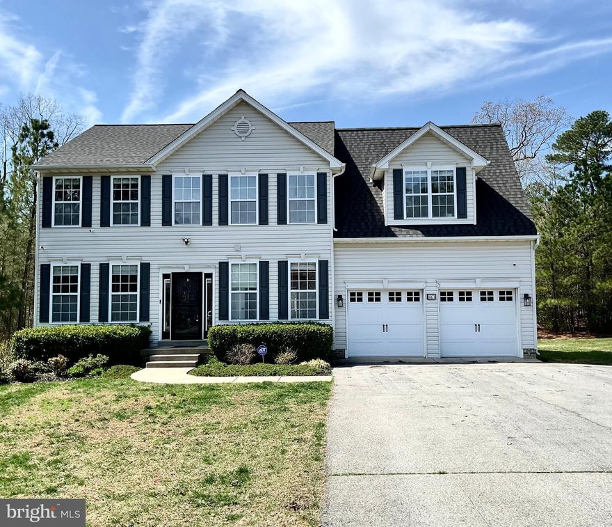 SIGN A LEASE BY MAY 5TH & GET $1000 OFF THE FIRST MONTH'S RENT!  Gorgeous 3 Level Home! This 4 bedroom, 3 level home features over 3500 sq ft on almost an acre!  The main level features 9' ceilings throughout,  a large foyer, an open, yet separate dining room, a conveniently located 1/2 bath, large family room open to the updated to the bright, almost new kitchen!  Kitchen features Corian countertops, soft close cabinets, a large island/breakfast bar with pendent lighting, a coffee bar station, recessed lighting and tons of space for entertaining!  The upper level features 4 spacious bedrooms, including a primary suite perfect for unwinding at the end of the day.  The primary bath features dual vanities, a separate jetted soaking tub, enclosed shower stall and linen closet.  The fully finished based with a full bath has a sizeable rec room and separate room ideal for a 5th bedroom, theater room, office or gym!  With it's own walkout, the basement would perfect for a little extra rental income.  Your backyard screams, "the next BBQ is here!"  The slate patio welcomes any size patio furniture and the large flat backyard is perfect for volleyball, soccer, camping out, etc.   There's plenty of parking on the driveway and in your spacious attached 2 car garage.  This beaty is located near endless shopping, dining, entertainment and PAX River!  You'll be away from it all, yet very close! SIGN A LEASE BEFORE MAY 5TH and YOU'LL GET $1000 OFF THE FIRST MONTH'S RENT!   Minimum requirements are 3X monthly rent, credit score of  650.
