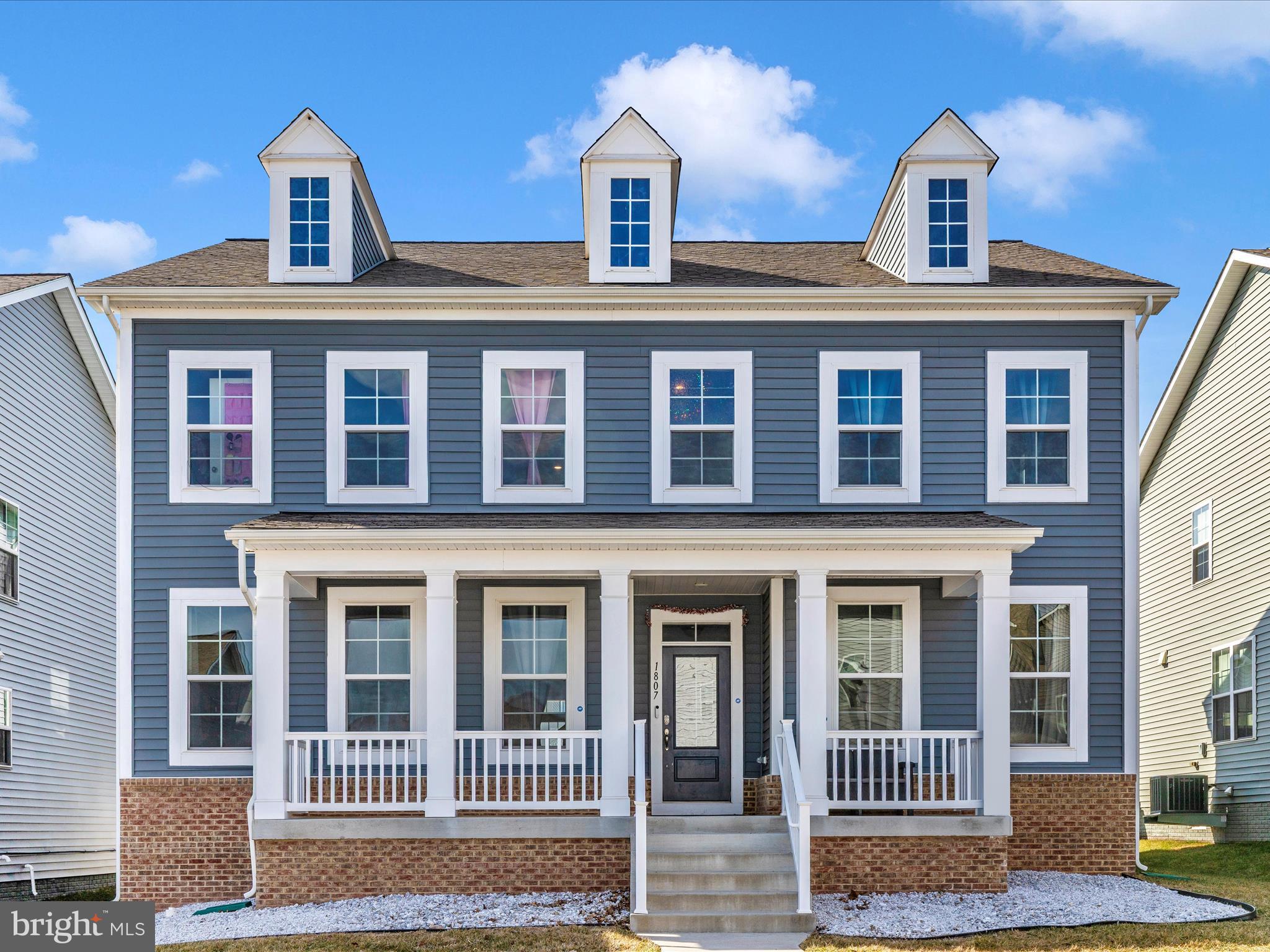 This stunning, move-in-ready home combines modern updates with timeless charm. With 4 spacious bedrooms and 2.5 baths, you'll have all the room you need for comfortable living. The welcoming front porch invites you to relax and enjoy the neighborhood, while the private, partially fenced backyard is the perfect space for entertaining friends and family. Inside, you'll find a thoughtfully designed layout with modern finishes throughout, including a gourmet kitchen, luxurious bathrooms, and a beautifully partially finished lower level. The expansive rec room offers plenty of space for relaxation, and the 2 additional unfinished rooms are already set up as a home office and gym, ready to adapt to your needs. The basement also includes a full rough-in for a future bathroom, adding even more potential to this already versatile space. The two-car garage is fully painted with an epoxy-coated floor, offering both style and durability. With an oversized driveway that fits up to 4 additional cars, parking and storage are never a concern. Don't miss out on this incredible opportunity to own a stylish, spacious home in a highly desirable location—without the wait or extra cost of new construction.