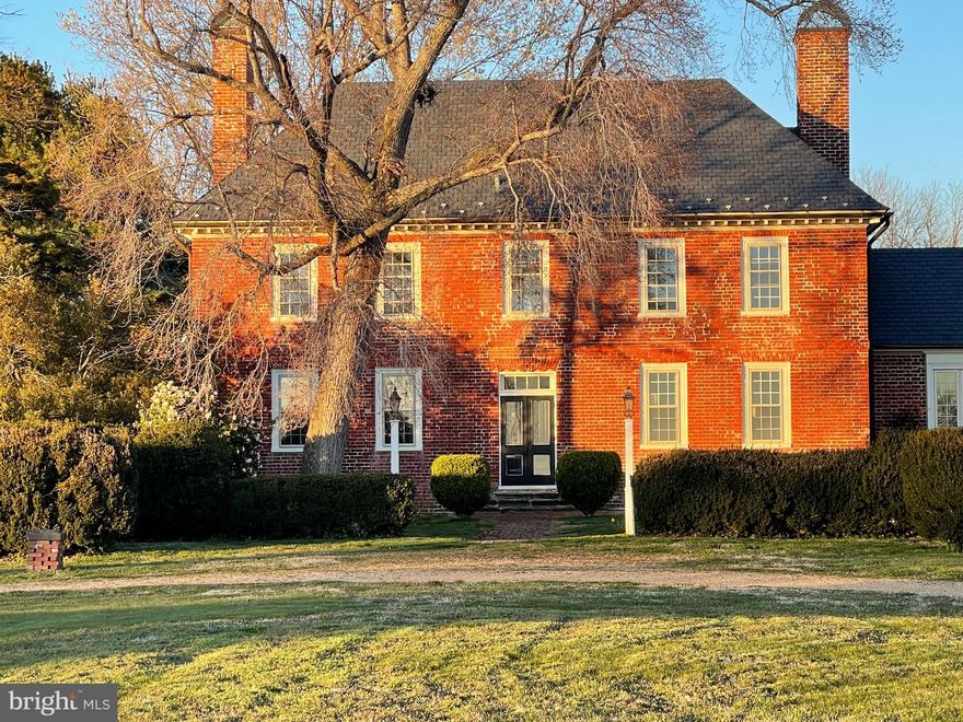 Standing the test of time, Indian Banks Circa 1699 & 1728 has witnessed over three hundred years of history & the founding of a nation.  An icon on Virginia's Northern Neck, Indian Banks is situated on Morattico Creek at its confluence with the Rappahannock River. In August 1608, Captain John Smith visited the Moraughtacund Native Americans at their principal village on the Northern Neck near present day Indian Banks. This site was patented in 1652 by Thomas Glasscock, who received six hundred acres of land on Morattico Creek in return for the surrender of a grant of two hundred acres on Piankatank River, (which he had received upon his emigration to America in 1643). In 1728, Captain Glasscock married Ester Ball (a cousin of George Washington) & took up residence here. Initials inscribed with a masonic symbol on one of the bricks contains the initials of George Washington, whom the engraving is attributed to.

The truly captivating Manor House is distinctly English in its architecture containing Jacobean elements on the North side of the house and an Early Colonial / Georgian emphasis on the river facing side, which was always the more formal, front of the house. Flemish Bond brickwork with glazed headers and a rare Scrolled Soffit above main entrance (one of only two known examples in VA) are unique architectural features of this exquisite early Manor House with a commanding presence from the Rappahannock River and Morattico Creek. Towering ancient trees frame the view from the Manor House to the water frontage. Several varieties of Magnolia, iris, peonies, figs, pecan, and other ancient plantings provide interest year-round. Rivers of Daffodils in the spring! House and  dependencies are NOT in a floodzone. 

 Featured multiple times on the Historic Garden Week in Virginia Tour, Indian Banks is convenient to Richmond, Washington D.C., Tappahannock, Fredericksburg & Williamsburg.  The location is also ideal with Kilmarnock being 20 minutes away and  Warsaw, VA being a mere 15 minutes away. 

 All of the amenities that one would associate with Northern Neck living are convenient, including nearby  marinas,  world class resorts and restaurants, wineries, festivals, fresh oysters and other seafood, boat charters, movie theaters, antiques, art galleries, museums, fabulous wineries, farmers markets, historic sites and so much more. 

 With over 300 years of history has taken place within her walls, Indian Banks is  truly remarkable find and historic treasure with  a provenance that transcends the ages!