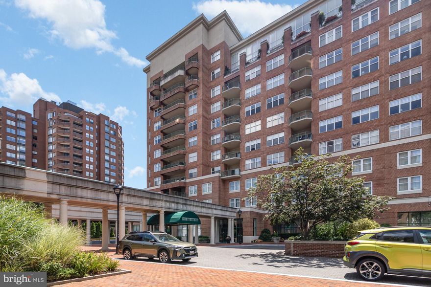 Beautifully updated and maintained two bedroom, two bathroom condo in a convenient location! Kitchen features JennAir appliances and has beautiful quartz countertops, with recessed lighting and tile flooring.  Two spacious bedrooms, primary bedroom includes a primary bath with jetted tub and standup shower.  2nd bedroom includes a vanity in the room and bath in the hallway with tub/shower.  This building has all of the amenities, including a 24hr full concierge service, valet parking, 2 deeded parking spaces in the underground garage, extra 4ftx4ft storage unit and exercise room.  Located in close proximity to Johns Hopkins University and many landmarks and restaurants!