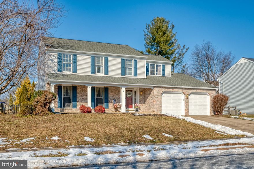 Offers have been received.  Sellers will review all offers Tuesday at 4pm.
Welcome home to 700 Benjamin Road.  Fall in love with this beautifully updated colonial style home in the sought after Majors Choice neighborhood. Situated on a desirable corner lot. The inviting covered porch welcomes you home. This 4-bedroom, 3-bathroom home has recently been renovated.  The primary and upstairs hall bathrooms were completely renovated in 2022. The spacious kitchen was renovated in 2017. The kitchen layout features cherry wood cabinets, granite counter tops, and stainless appliances. The family room has an attractive stone wall and fireplace that can also be enjoyed from the office located in the back of the home.  The backyard patio has a nice brick wall with exterior lighting which is perfect for entertaining.