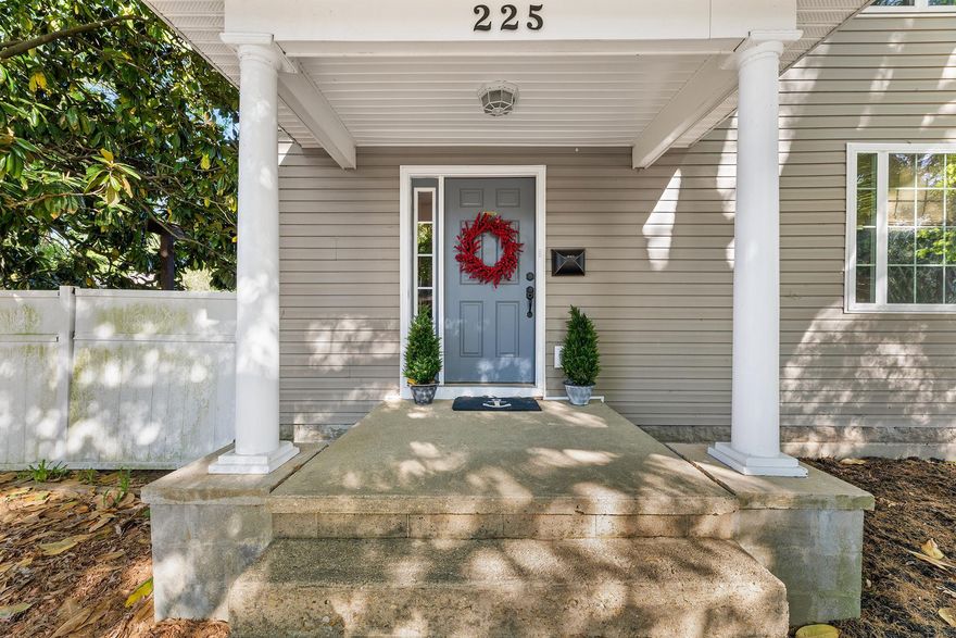 Welcome to one of Denton’s most charming historic homes — where timeless  architecture, gracious living, and small-town warmth come together beautifully. Situated on a picturesque corner lot in the heart of Denton’s historic district, this lovingly maintained Victorian offers the kind of character, craftsmanship, and sense of
community that is increasingly hard to find. From the moment you arrive, the gracious covered front portico and charming historic architecture invite you to slow down and enjoy the welcoming feel of the home. Each August, the front porch offers a view of the Caroline Summerfest fireworks, and in December, Santa comes through the
neighborhood with the Denton Volunteer Fire Department — just a few of the small-town traditions that make this location so special.  Inside, the home offers generous living spaces filled with natural light, original details, and architectural charm. With five bedrooms and over 2,300 square feet, there is room for gathering, entertaining, creative pursuits, or simply enjoying a more relaxed pace of life. The fenced yard, mature landscaping, walkable location, and spacious outdoor living areas add to the home’s appeal, offering easy access to downtown Denton’s shops, restaurants, community events, and everyday conveniences while still providing the
peace and privacy of a classic residential setting. The covered side deck overlooking Fountain Avenue and the expansive deck on the opposite side of the home create wonderful spaces for relaxing, entertaining, gardening, and enjoying Eastern Shore living. Perfectly positioned for enjoying the best of the Eastern Shore, the home is
approximately:

 20 minutes to historic downtown Easton
 50 minutes to Annapolis
 1 hour to Rehoboth Beach
 90 minutes to Ocean City

The third floor offers charming additional flex space perfect for a studio, creative workspace, office, reading retreat, playroom, guest overflow, or extra storage. Surrounded by views of the beautiful mature oak tree, the space has a cozy “tree house” feel that makes it especially inviting as a creative or work-from-home retreat.
While the third floor is not connected to the home’s central heating and air conditioning system, the current owner has comfortably used the space year-round with supplemental heating and cooling units.  Thoughtful updates and improvements over time help provide peace of mind while preserving the home’s historic appeal, including:

 Roof: 2018
 HVAC air handler: 2012
 Water heater: 2011
 Whirlpool range: 2019
 Refrigerator: 2017
 Microwave: 2025
 Frigidaire Gallery dishwasher with new plumbing and electrical installation: 2025
 Updated Square D electrical panel with dedicated circuits for major appliances
and HVAC.  

This is more than a house — it is a home with presence, history, warmth, and heart. Ideal for buyers seeking character, charm, and a lifestyle that blends historic beauty with everyday livability.