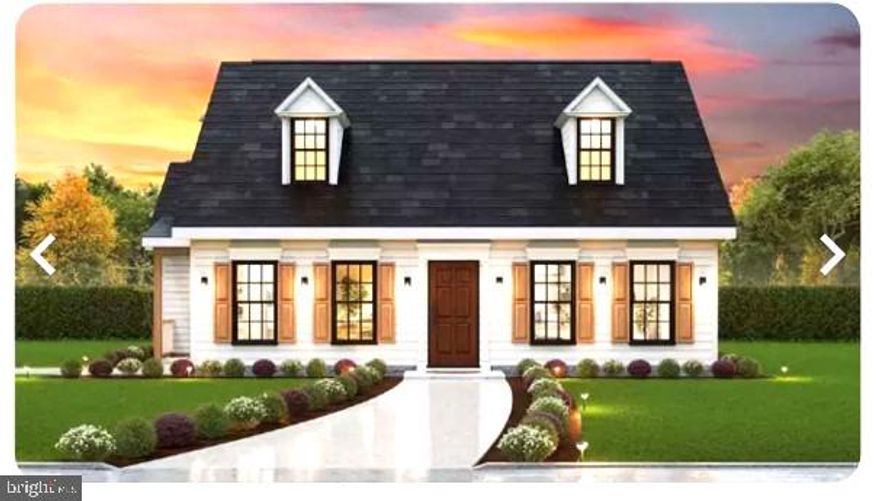 NEW CONSTRUCTION  CAPE COD HOME,  REASONABLY PRICED!  Building permit in hand.  Well drilled  175 feet deep/10 gallons per minute.  One year Builder Warranty and Labor.  Taxes, at present, are for the land only.   Lot size is .28 acre.    First floor primary bedroom with full bath.  Two bedrooms on 2nd level with full bath.  Living, room, Dining room, Kitchen , Half bath and Laundry on Main floor.