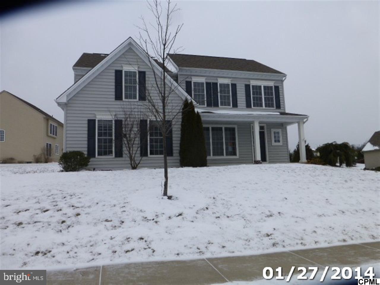 4 BR 2.5 BA home, hardwood floors in family room, foyer and dining room. Sunroom with access to deck. Kitchen with dining area and formal dining room. Master bedroom with master bath. Full unfinished basement and 2 car attached garage. Close to shopping, entertainment and interstates.