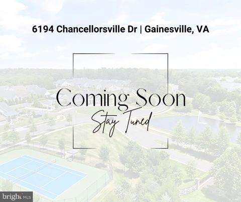 6194 CHANCELLORSVILLE DRIVE GAINESVILLE VA 20155