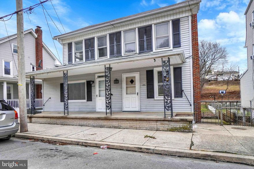 Great 2-unit detached property with fresh paint, newer flooring covered porch & large fenced backyard, minutes to Red Lion, Cape Horn shopping & Susquehanna riverfront.  Unit A side includes 3 beds, 1 bath & large walk-out basement.  Unit B side has 1 bed, 1 bath & small basement area. Separate laundry facilities & tenant paid utilities. Ideal turn-key investment property or owner occupant opportunity.