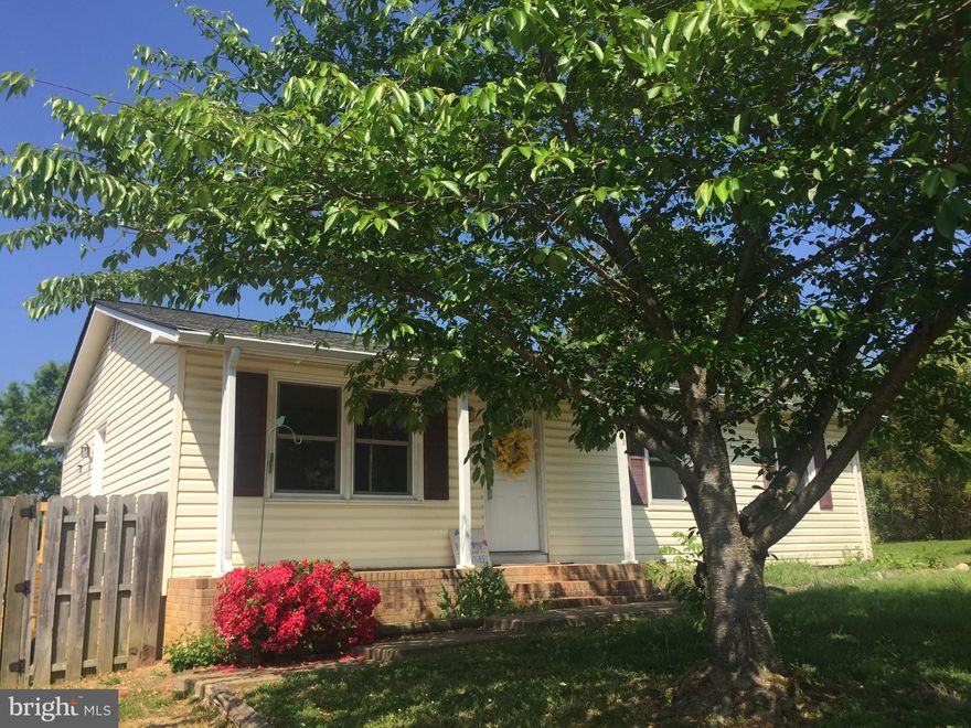 BACK ON THE MARKET - Buyer's financing fell through. Enjoy easy on-level living in this cute rambler with no HOA! Home features a large eat-in kitchen with pantry, hardwood floors, beautiful skylights in kitchen & bath, & big walk-in closet in Master.  Other things to love are the NEW 50-year roof, newer water heater (2015), and updated vinyl windows. Corner lot is 1/3 acre and includes a large storage shed! Amazing close-in Spotsylvania location, with shopping, hospital, & major commuter roads nearby. Don't miss this opportunity to own for less than you'll pay to rent!