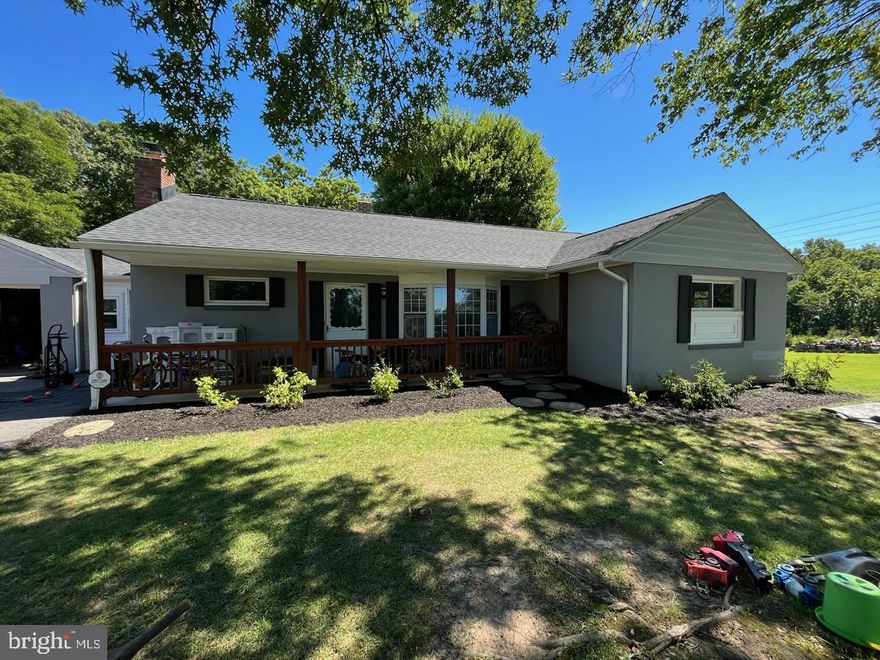 Updated and Move In Ready!  This charming rancher located in Baltimore County is just minutes from shopping and major highways.  The home is situated on just over 3/4 acre on a dead end street and backs to woods for a serene and private oasis.  Enjoy your summer in the above ground pool with a wrap around deck.  The deck is partially covered and perfect for a hot tub in those chilly winter months.  Parking is definitely not a problem with ample off street parking along with a large driveway and a one car attached garage.  A custom tree house and sand box will be a hit with children while you relax in the gazebo. The detached garage with electric is set up as a workshop and ready for your tools.  This home is wired with an extensive home security system including the detached garage.  The fully finished basement gives you extra living space with new carpet and a full bath with gorgeous marble flooring.    This home features two laundry options with a washer and dryer in the basement  as well as washer/dryer hook ups on the main living level.  Beautiful hardwood floors and wood burning fireplace ready for you to enjoy! Property has two lots deeded together and has the ability to be subdivided. Buyer to verify.