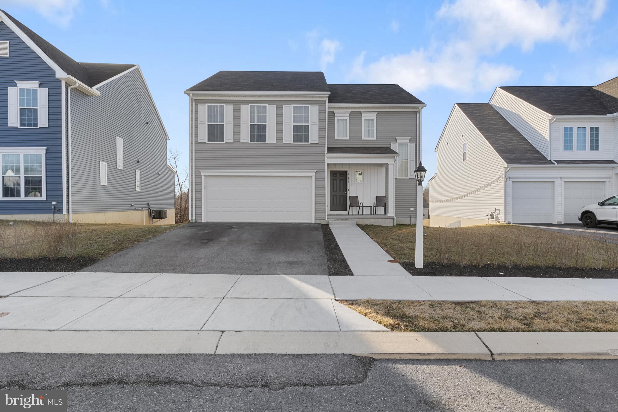 Looking for an almost BRAND-NEW HOME in Susquehanna Twp? Search no more!!!
This gorgeous HOME was built on 2023, and it still looks BRAND-NEW!!!
The outside design will fool you when it comes about the size of this home... until you walk inside.
The details inside the HOME will take your breath away the second you walk through the front door. High ceilings through the entire HOME will welcome you and will make you fall in love with the open layout in the main floor and the layout of the entire HOME. The kitchen, dining room and living room have an open concept design, the layout is perfect for those gatherings with family, friends etc...
Kitchen features high- gorgeous cabinets with granite countertops and a beautiful island. Stainless steel appliances are included. Living room is extremely spacious. The whole main floor is embraced by so much natural light coming through windows and a sliding door. The sliding door at the end of the room that will give access to a deck that can be built by the new owner in a near feature. New owner will have to contact the HOA for more information and details related to the construction of the deck. Main floor also features a half bathroom and an attached oversize garage, with enough space for 2 vehicles and much more. You are going to love the wide steps and the beautifully designed handrail while going upstairs. Second floor features a master suite with a walk-in closet and a super comfortable bathroom. Second floor also features 2 more bedrooms, another spacious full bathroom and a laundry room near the bedrooms for your convenience.
Let's make this HOME your NEW HOME TODAY!!!