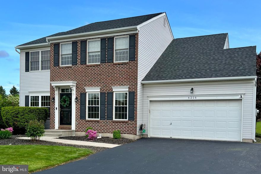 MULTIPLE OFFERS RECEIVED OFFER DEADLINE MIDNIGHT 2/15/26. Welcome to this beautifully maintained 4BR, 2.5-bath home in the highly desirable Brookside Farms community in Lower Macungie Township. Offering a spacious layout & 2-car garage, this home is designed for comfortable living & entertaining. The main level features formal LR & DR, plus a bright kitchen w/a center island, abundant cabinetry, pantry, & breakfast nook. Crown moulding & hardwood floors run throughout the 1st floor w/a double-sided gas fireplace that can be enjoyed from both the LR & FR. First floor laundry & half bath complete the main level. Upstairs, hardwood floors continue throughout the hallway and bedrooms. The primary suite offers a large BR w/crown moulding, walk-in closet & en-suite bath w/jacuzzi tub & separate shower. 3 additional BRs & a full bath complete the 2nd floor. The expansive finished basement adds flexible living space, including a rec area currently used as a home gym, office space, lower-level FR & bonus room ideal for crafts, playroom, or storage. Outdoor living is easy to enjoy with a Trex deck (2022) & backyard patio, offering great space for relaxing or entertaining. Major updates include the roof (2019), AC (2017), hot water heater & water softener (2024), & recently serviced heating system, making this home truly move-in ready. Conveniently located 0.8 miles from Willow Lane Elementary & just 0.6 miles to Brookside Country Club, w/shopping, dining, & commuter routes all nearby.