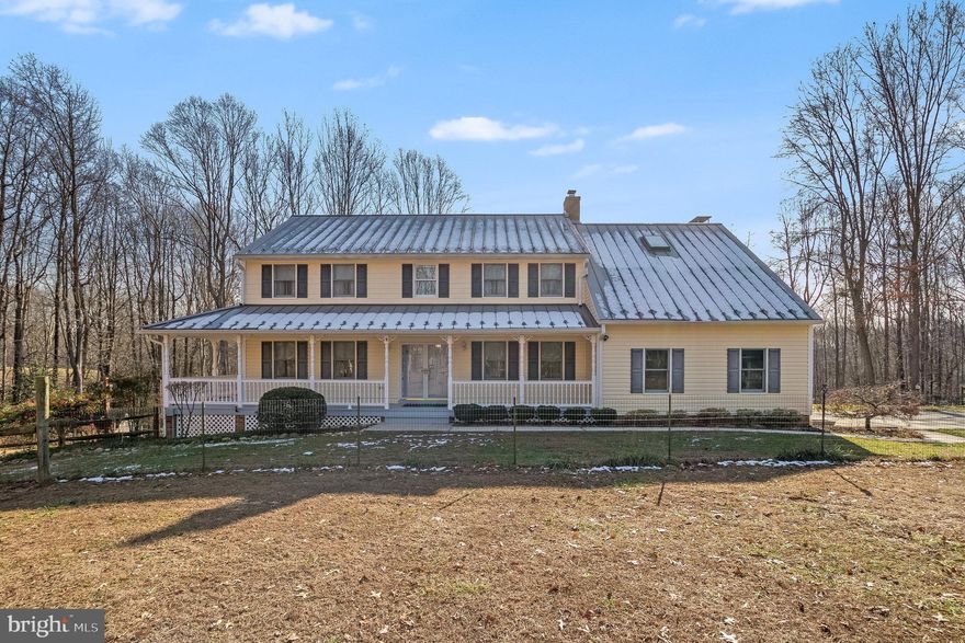 "Welcome to your ultimate dream home! This exceptional property offers an impeccable fusion of luxury, comfort, and an ideal location. Nestled within a tranquil neighborhood, this 4-bedroom, 3-bathroom masterpiece is a haven designed to cater to both families and individuals seeking an idyllic retreat.

Inside this lovely abode, you'll be greeted by the timeless beauty of all hardwood floors and a grand 2-story foyer that sets the tone for elegance. The layout is thoughtfully designed, featuring a separate family room, a separate living room, and a dedicated dining room. Enjoy the warmth and coziness provided by two Winterwarm wood stove inserts, while the kitchen is a culinary paradise with its upgraded stainless steel appliances.

Climate control is a breeze with the two-zone HVAC heating, backed up by an efficient oil system. The above-ground oil tank, holding 32 gallons, is just 2 years old, ensuring peace of mind.

Escape to the master suite, your private oasis, complete with a sumptuous en-suite bathroom and a generously-sized walk-in closet. The exterior balcony off the primary bedroom suite, accessible via powder-coated spiral stairs, offers a secluded retreat with breathtaking scenic views.

The partially finished basement awaits your personal touches, offering a media room, a slop sink, a rough-in for a 3-piece bathroom, and a custom workbench to accommodate your DIY projects.

For moments of relaxation, step out onto the deck with a charming gazebo and ceiling fan, creating the perfect ambiance for evenings spent watching fireflies.

Now, let's explore the remarkable outdoor amenities. This property is a haven for outdoor enthusiasts and animal lovers alike. As you explore the premises, you'll discover a large barn that's a horse lover's dream come true. This barn features a 46'3 x 36'3 concrete floor, four ceiling fans, a tack room with a ceiling fan, and a covered porch measuring 36'3 x 10'. Additionally, it provides two spacious horse stalls, each measuring 12 x 12, and ample storage space in the loft above.

But the excitement doesn't end there. There's also a Rooster Barn, complete with electricity, a 12'3 x 36 area, and a covered porch. An Alpaca Barn awaits you as well, boasting electricity, a water hydrant, a 28 x 10'6 porch, a 10 x 7'6 tack room, and two 10x10 stalls. For smaller storage needs, there's an 8x8 shed.

Poultry enthusiasts will appreciate the thoughtfully designed Chicken Coop and Run, ensuring your feathered friends are well cared for. As for your vehicles, a spacious 2-car detached garage with electricity and a water hydrant, measuring 24.6 x 24'6, provides ample space.

The property offers a network of trails that wind through the picturesque landscape, making it an ideal place for leisurely strolls. Additionally, there's a campsite featuring an off-the-grid cabin equipped with a wood stove, fire ring, pavilion, and a convenient port-a-john.

Extensive fencing and gates have been thoughtfully placed for the ease of managing livestock. Enjoy outdoor picnics in designated areas with wood stoves and cross charming wooden bridges to enhance your outdoor experience.

This property truly offers the best of both worlds, seamlessly combining exceptional indoor and outdoor living. Don't miss the opportunity to make it your own.