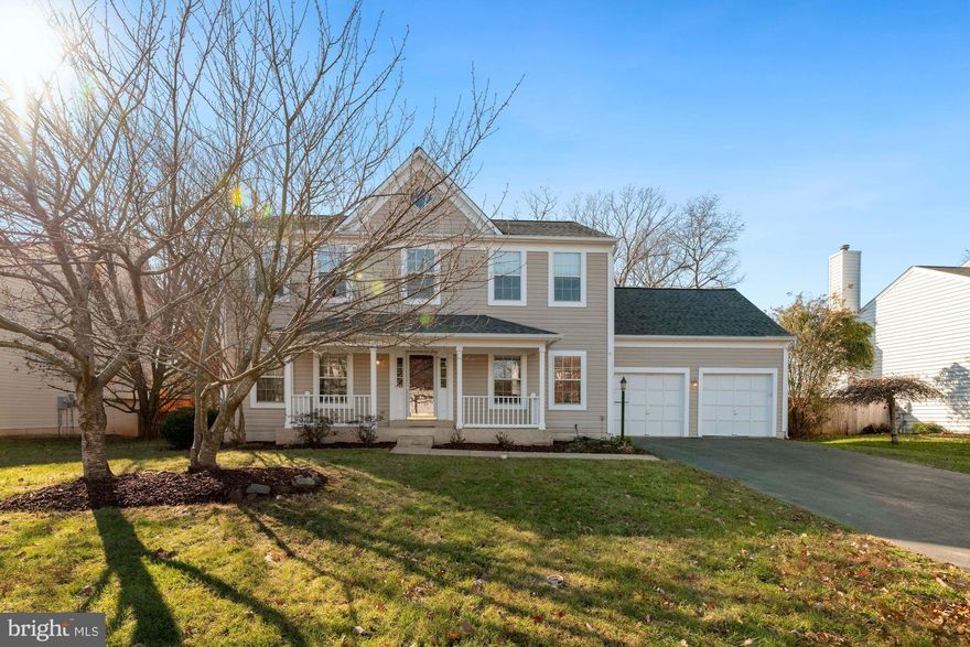 **Large four-bedroom colonial located in Rock Hill Estates neighborhood (Amberleigh Station) **2446 sq ft on upper level (unfinished basement is 1216 sq. ft) **Hardwood floors on entire main level and upper level (except bathrooms) **9 ft ceiling on main level **Family room off kitchen features gas burning fireplace **Walk out from family room to deck and level, fenced backyard with view of trees/wooded area **Large kitchen with gas cooking and large center island with seating **Spacious breakfast area in kitchen with bay window overlooking backyard and trees **Large formal dining room **Samsung front load washer and dryer located on main level **Master bedroom features cathedral ceilings and walk-in closet **Master bathroom features separate soaking tub and shower, dual sink vanity **Spacious additional bedrooms on upper level including one with walk-in closet **Upper hall bath features dual sinks **HVAC replaced 2010 **Fresh paint throughout **Roof replaced in March of 2019 – architectural shingles **Double pane insulated windows throughout **Two car garage **Huge unfinished basement with walkup to backyard **Rough in for full bath in basement **Easy access to Rt. 29, I-66 and Rt. 234 **A short drive to Virginia Gateway Center for an immense amount of shopping, dining and more.