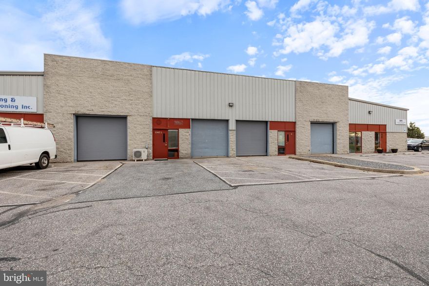 This property includes a reception area, warehouse, bathroom, and 2 closed offices below and a mezzanine upstairs.