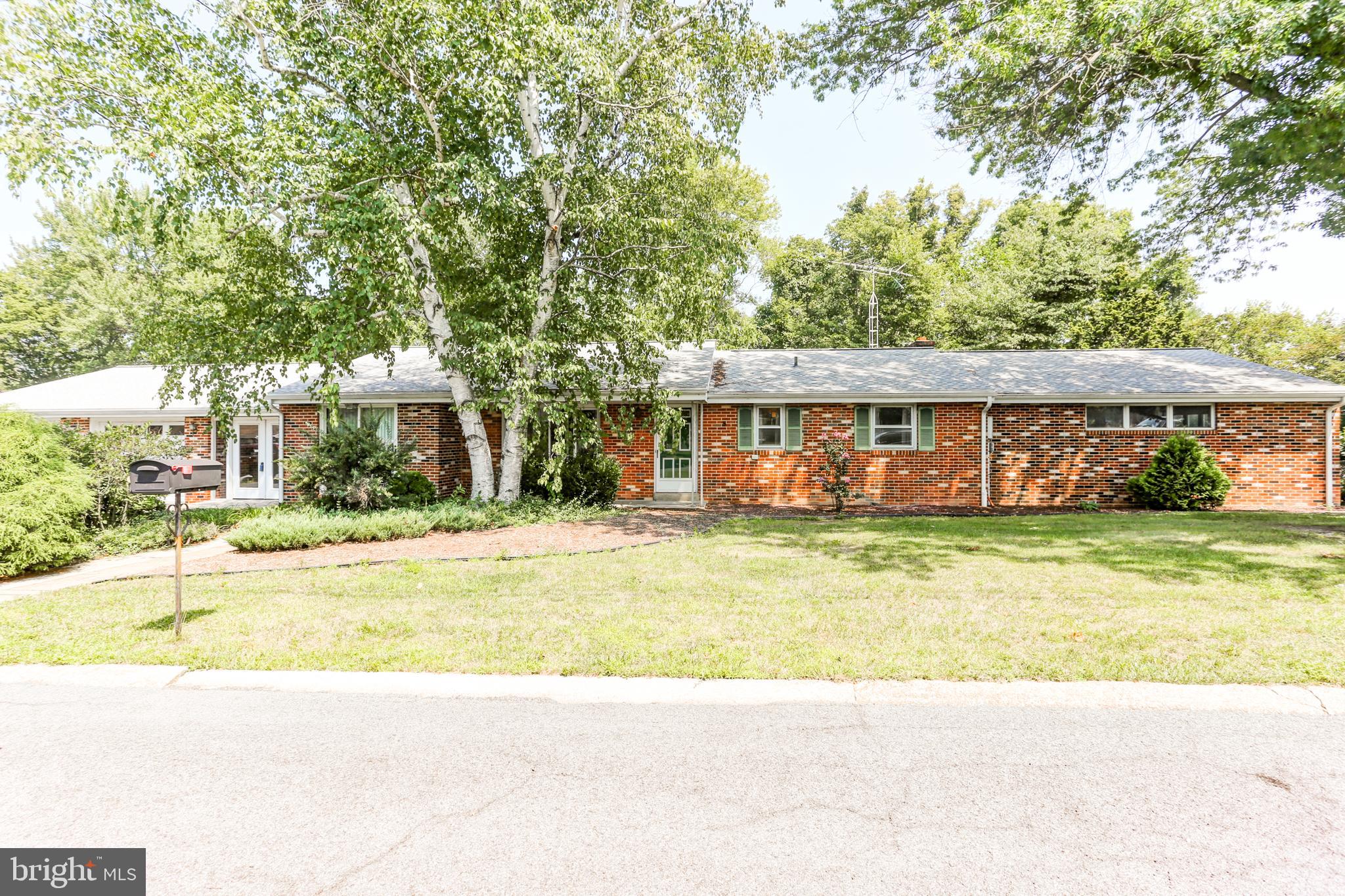Welcome to large brick rancher in quiet East Pennsboro neighborhood. Home is on a double lot and features 2 car garage with workshop/storage. Breezeway leads to mud room/laundry area before leading into the kitchen with large island and small pantry. Good sized dining room with patio doors. House includes 3 BR and 2.5 BA, hard wood flooring, lots of windows in south end conservatory room with tiled floor and lower level plant growing room. Full basement includes Office/Library, Game Room w/fireplace, Workshop and Utility services.
Home has been pre-inspected and radon tested and ready to go.