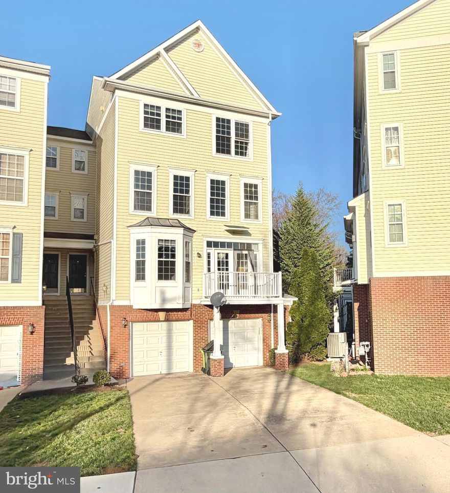 Open houses Saturday, 3/28 from 1-4pm and Sunday 3/29 from 1-4pm.  Welcome to your new place to call home! Rarely available end unit in the sought after Coppermine Crossing Community. Beautiful Townhouse Style Condo with 3 finished living spaces! Freshly painted!  Low condo fee! Unique floor plan with 3 bedrooms, 2.5 bathrooms, garage, and a driveway! Stunning gourmet kitchen with and open living and dining room. Two large bedrooms on the upper level and a huge primary bedroom with ensuite bathroom and walk-in closet. Relax outside on your balcony off of the kitchen. Plenty of parking spaces available and the unit comes with one overnight visitor pass. This unit in particular has enough space in the driveway for two cars and another space in the garage!  Condo fee includes access to two playgrounds, basketball court, gazebo, walking trail, and doggy bag stations throughout the community. Steps to the park, walking/bike trail (end of Davinci Ln) and metro bus, minutes of walk to shops and restaurants! Close to the Herndon Metro, Dulles International Airport, quick access to Reston and Tysons! Schedule your showing and make your offer before this one is sold! Check out the virtual tour! Some photos have been virtually staged.