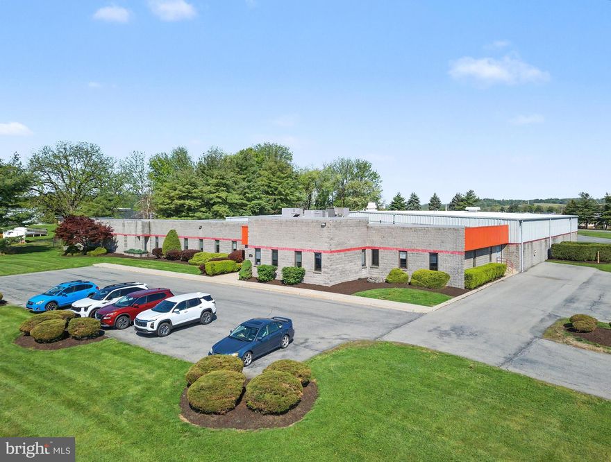 20,000+ sqft industrial building conveniently located close to Route 61 & 222.  Approximately 14,000 sqft of warehouse with 16' center ceilings, 2 loading docks, 2 overhead doors,  3 phase electric as well as 6,500+ sqft of office/conference room space and 5 bathrooms.   Fenced parking in the rear as well as 32 spaces for employees in the front.  Subject to lease.  I-1 zoning.