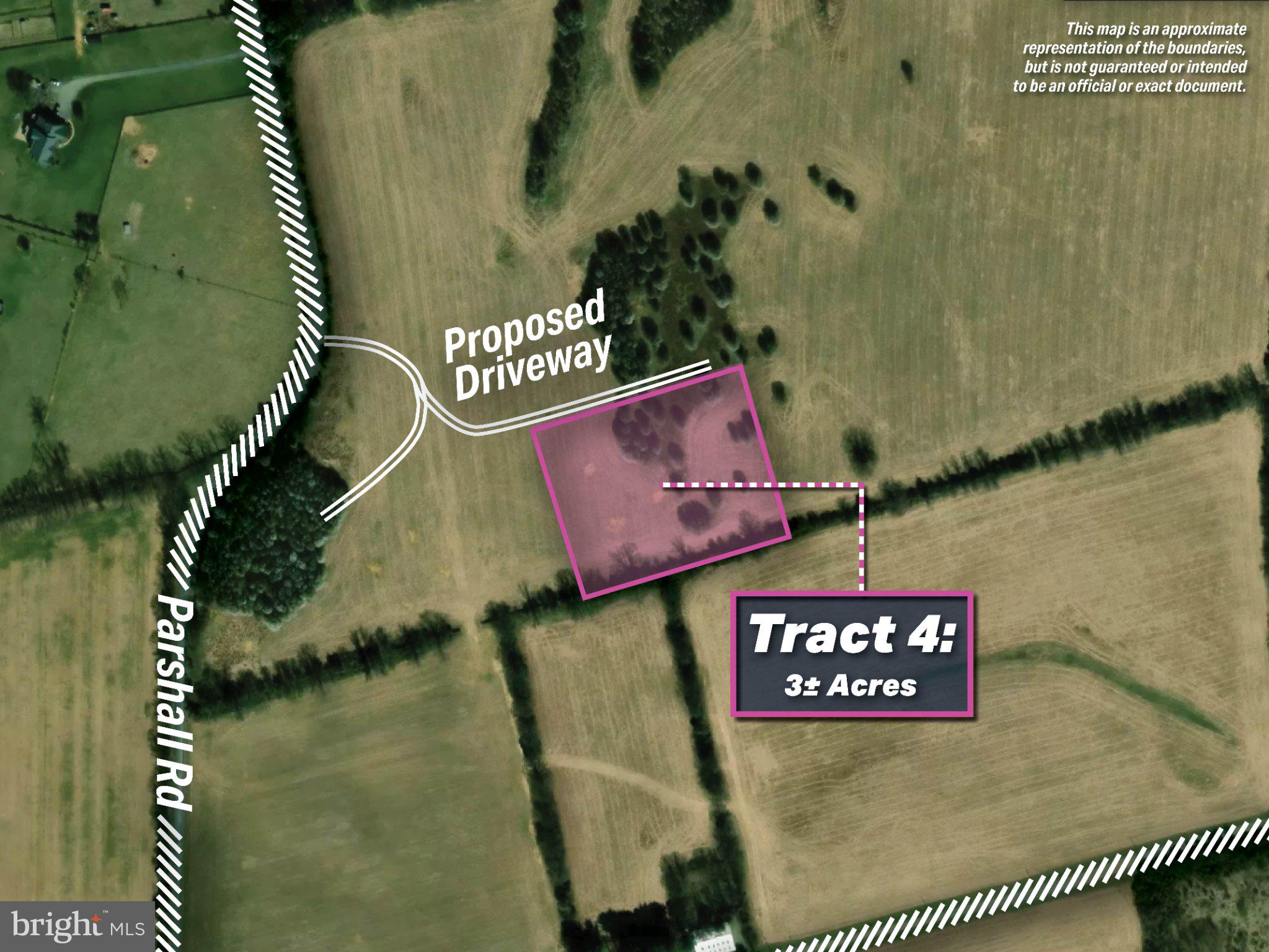 TRACT 4: 3+/- ACRES OFF PARSHALL ROAD