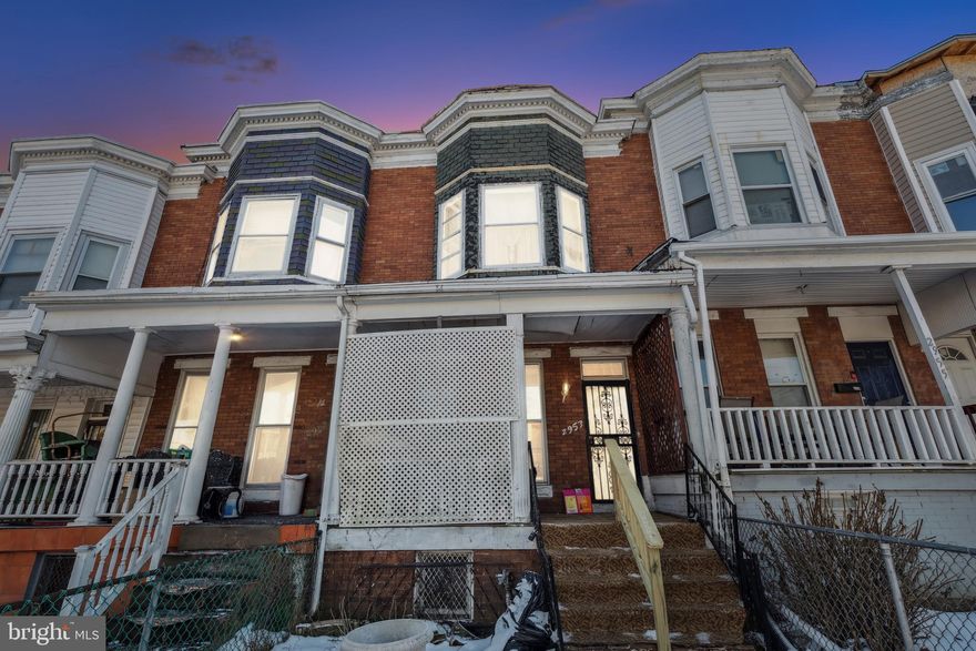 Investor Opportunity in Walbrook!

Don’t miss this value-packed property in Baltimore City’s desirable Walbrook neighborhood, ideal for your next flip!

This 3-bedroom, 1.5-bath home offers endless potential, with the opportunity to add a fourth bedroom and a full bathroom in the spacious basement, significantly increasing its value.

****NOTE: Buyer to pay ALL closing costs

This property is in need of a full rehab, making it perfect for investors ready to maximize its potential. With an ARV (After Repair Value) projected between $250K-$260K, this is your chance to secure a great ROI. The layout features three well-sized bedrooms, a classic rowhome design, and plenty of space for creative updates to match the needs of Baltimore’s growing home-buying market.

Located in Walbrook, the property is conveniently situated near major commuter routes, local schools, and shopping. Investors will appreciate the rising property values in this neighborhood.

If you're looking for your next fix-and-flip, you've found it! Bring your vision and contractor, and turn this home into a profitable investment.

Priced to sell — this opportunity won’t last long! Contact us today to schedule a showing.