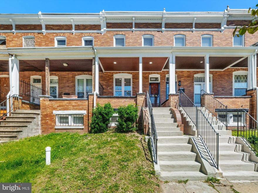 Newly renovated 3-bedroom, 2-bath property with a 70% finished basement suitable for entertainment or guest living. Located in revitalized East Baltimore, it's within walking distance to Lake Montebello, perfect for walking, jogging, and cycling. The property has off-street parking and is close to the Baltimore Inner Harbor, shopping and restaurants; Morgan State University, Johns Hopkins University, and transportation like Marc, Amtrak, and Light Rail to BWI airport. Seller is motivated and open to negotiating closing costs.