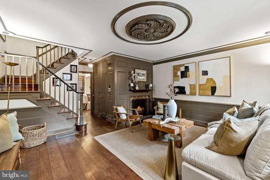 Welcome to 201 Delancey Street, a charming corner home offering 3 bedrooms, 2 full and 1 half baths, located on one of Society Hill’s most picturesque cobblestone streets. Situated in the heart of historic Society Hill, this residence spans over 1,500 square feet and is filled with classic charm and a rich historical feel that reflects the timeless character of Philadelphia architecture.

The main living areas are filled with natural light, enhanced by the home’s corner positioning, and feature a warm, inviting layout ideal for both everyday living and entertaining. The home boasts exceptionally large bedrooms with ample closet space, a rare find in historic properties, offering both comfort and functionality. The kitchen and dining areas flow seamlessly, while the upper levels provide flexibility for guests, home offices, or additional living needs.

A charming outdoor courtyard offers a private retreat and includes direct access to the street, perfect for outdoor dining, gardening, or simply enjoying the neighborhood atmosphere. A full basement with 8-foot ceilings provides excellent storage and potential additional usable space.

Recent updates include a new HVAC system installed in 2023, offering peace of mind and energy efficiency. As an added convenience, the home includes one year of prepaid parking at a nearby garage—an invaluable amenity in this sought-after location.

Located within the highly regarded McCall school catchment, this home is just steps from Head House Square, home to the popular Sunday farmers market, and surrounded by some of Philadelphia’s best restaurants, cafés, and boutiques. Enjoy a true neighborhood feel paired with the vibrant lifestyle that makes Society Hill one of the city’s most desirable communities.

This is a rare opportunity to own a classic Society Hill corner home on an iconic street, where history, character, and modern convenience come together beautifully