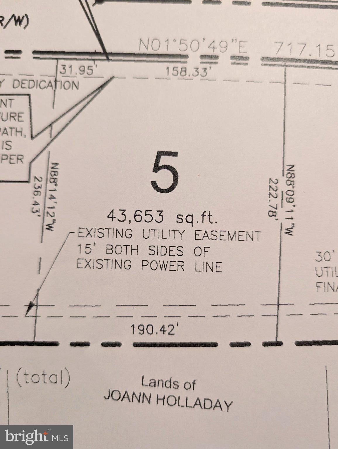Lot 5 FALLING PT ROAD