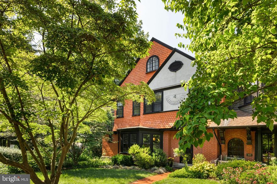 A rare blend of historic grandeur and modern comfort in a fabulous Chestnut Hill location. Welcome to the largest condo residence in the sought after Anglecot community, offering 2,818 square feet of elegant living space plus beautifully finished areas on the lower level. Originally built in 1883 by Charles Potter and masterfully designed by renowned architect Wilson Eyre, this property, known as The Anglecot, is listed on both the National and Philadelphia Registers of Historic Properties. The entire residence was renovated and converted to condominiums in 1981 -83.  It now contains nine units, including 3 carriage house units. This home has been thoughtfully transformed into a truly exceptional modern residence while keeping much of the original architectural details. This spectacular home features 4 bedrooms, 3 full baths, and 2 half baths, all thoughtfully upgraded. Period details abound—exquisite built-ins, elaborate carvings, mahogany paneling, four fireplaces, bullet glass window, beamed ceilings, interior shutters, and pocket doors. The kitchen offers granite countertops, Sub-Zero refrigerator, Bosch dishwasher, gas cooking, and recessed lighting.

The second floor offers a spacious primary suite that features a carved arch entry with pocket doors, stunning original fireplace, generous closet space, and a lovely bath with a whirlpool tub. In addition, on this level, you will find a newly renovated luxurious bathroom with a glass surround walk-in shower, tasteful finishes and access to a newly expanded walk-in closet. A second light-filled bedroom currently serves as an office and offers a fireplace and ample closet space. Just up a spiral staircase to the 3rd floor, you will find 2 spacious bedrooms and a hall bathroom. Plenty of storage and closet space.

We can’t forget the fully finished lower level with an open staircase from the first floor that includes a large family room with built-in desk/office area, powder room, laundry room, 15x11 finished storage room, and a utility room.

Additional highlights include LED cable lighting tastefully integrated in the living room, 2 zone central air, newer carpeting throughout, newer tongue and groove rose oak hardwood floors on the first floor and a charming private rear deck overlooking the stunning landscaped grounds. A 2-car detached garage with extra storage and additional on-site parking.

The location has everything, with walkability to Germantown Avenue shops and restaurants, Septa Regional Rail Stations and close to local treasures like Woodmere Art Museum, the Wissahickon, and The Morris Arboretum.