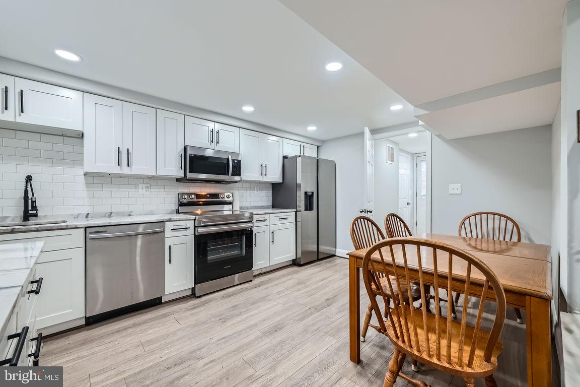 Basement two bedroom apartment with full bathroom and separate entrance, very conveniently located in the heart of Westminster City. Completely renovated and isolated from the rest of the house. Full kitchen with stainless still appliances. Laundry with washer and dryer is not shared and belongs only to this unit. Tenant pays $80 monthly for gas, electric, water in addition to rent payment.