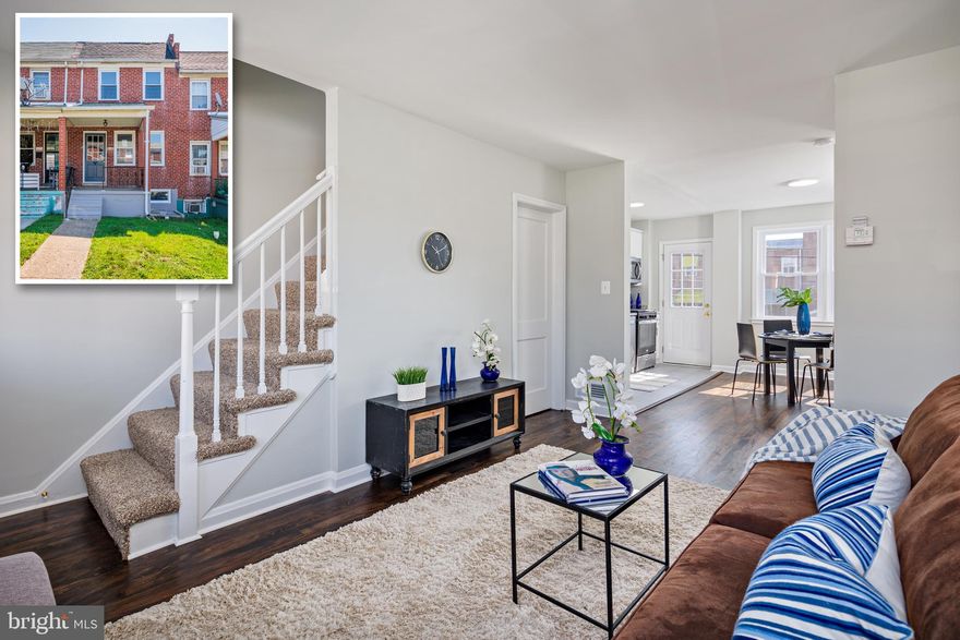 CHARMING RENOVATION IN BAYVIEW! Enter into your bright and airy living area with newly refinished hardwood floors that seamlessly flow throughout the living and dining areas.  Enjoy a beautifully remodeled kitchen with custom white shaker cabinetry, granite counter tops and stainless steel appliances.  Upstairs you will find two spacious bedrooms and an updated full bathroom with ceramic tile.  The basement is unfinished making it great for storage and features a half bathroom.  Enjoy relaxing on your front porch or on your back porch overlooking your private fenced in back yard.  This home has so many updates including a brand new roof, all new windows, all new flooring, fresh paint throughout the entire home and so much more - all you need to do is pack your bags and move right in!  House is vacant and easy to show so schedule your showing today.