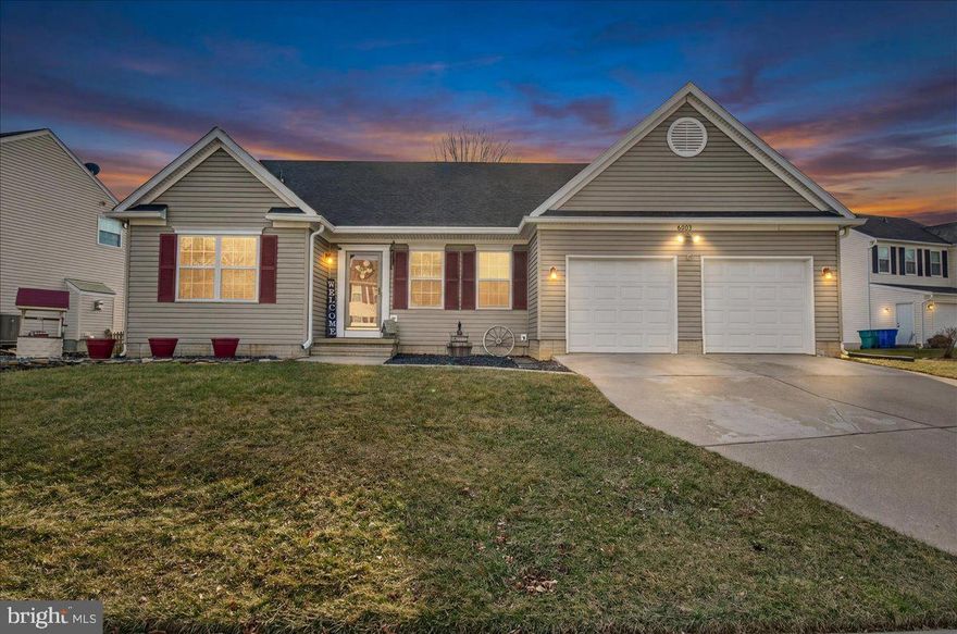 Welcome to 6303 Edgeware Ct in Frederick, MD—a completely remodeled ranch home perfectly positioned on a premium 0.29-acre level lot in the sought-after Wellington Trace Community of Ballenger Creek. Tucked away on a quiet cul-de-sac with a private view and no city taxes, this move-in ready residence delivers refined single-level living with the space and flexibility today’s buyers demand.

Step inside and feel the difference. An open-concept layout welcomes you with abundant natural light, new hardwood flooring in the living room, kitchen, and family room, and updated paint and modern lighting (2021). The heart of the home is a gourmet kitchen designed to impress—granite countertops, stainless steel appliances (2021) with gas stove (electric hookup capability), and a generous island with seating for effortless entertaining. The adjoining family room centers around a stunning stone gas fireplace, creating warmth and character.

All three bedrooms are conveniently located on the main level, including a spacious primary suite featuring a private bath and an oversized walk-in closet. Custom built-ins enhance the mudroom and laundry area, blending organization with style.

The finished lower level expands your lifestyle possibilities with a massive recreation room, a full bath, and a large flex space currently used as a fourth bedroom with built-in desk—ideal for guests, a home office, gym, or multi-generational living. Ample storage area ensures room to grow.

Outside, enjoy extensive landscaping and a fully fenced backyard with a new white vinyl privacy fence (2022), perfect for relaxing evenings or lively gatherings. Major upgrades provide peace of mind: new roof (2023), seamless gutters (2023), radon mitigation system (2021), new AC (2021), and new garage door. The oversized two-car garage offers exceptional storage and workspace.

Walk to the community pool, recreation center, gym, schools, trails, and tot lots. Spend weekends at Ballenger Creek Park, explore Historic Downtown Frederick, or catch a game at Frederick Keys Stadium. Commuters will appreciate quick access to Interstate 270, Interstate 70, Maryland Route 340, and Maryland Route 15.

This is more than a home—it’s a private retreat in a prime location, thoughtfully updated and ready for its next chapter.